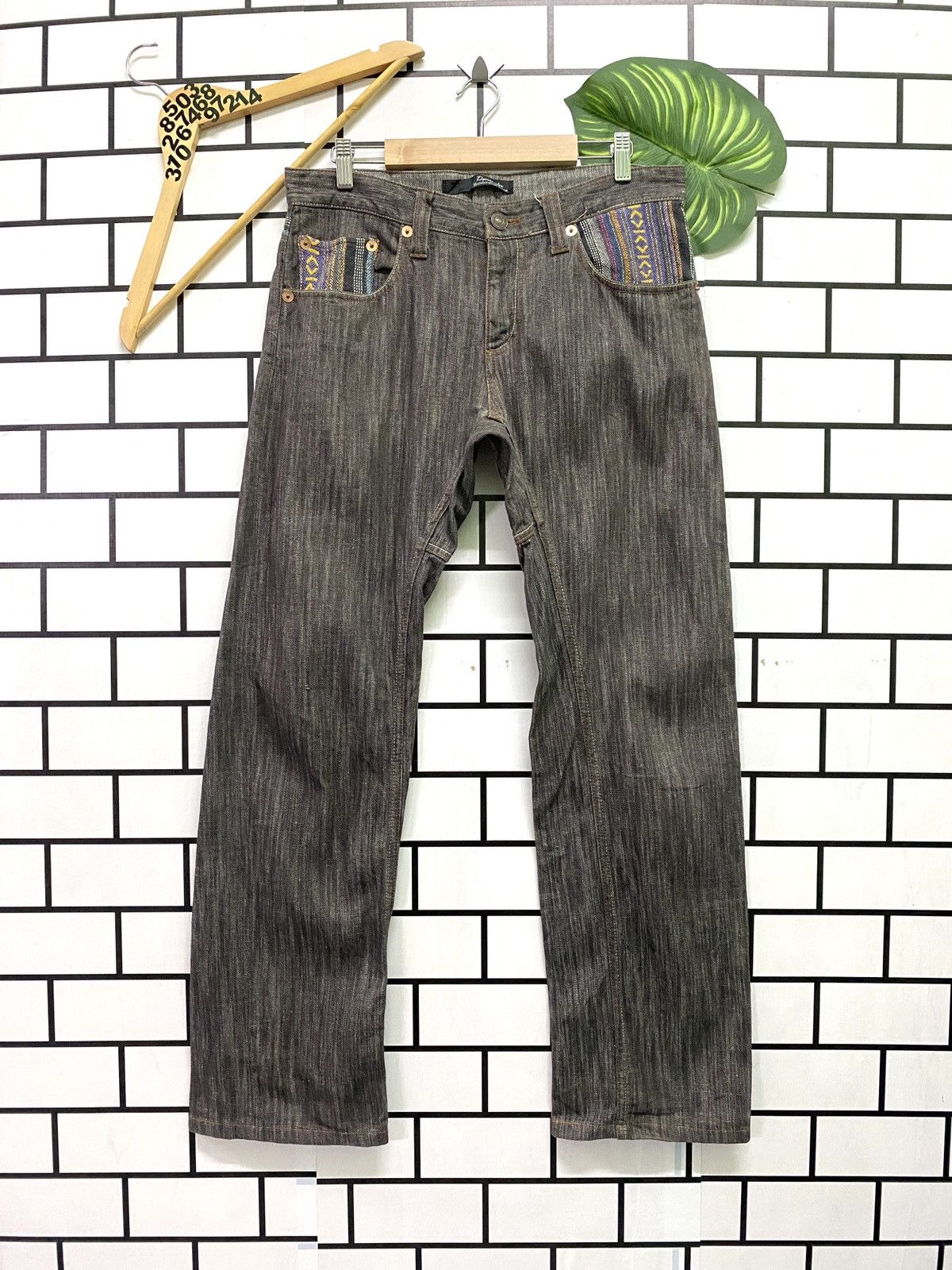 Designer × Japanese Brand Japan DOMINATE HANDCRAFTED Native Design Hybrid Style Pants Size US 32 / EU 48 - 2 Thumbnail