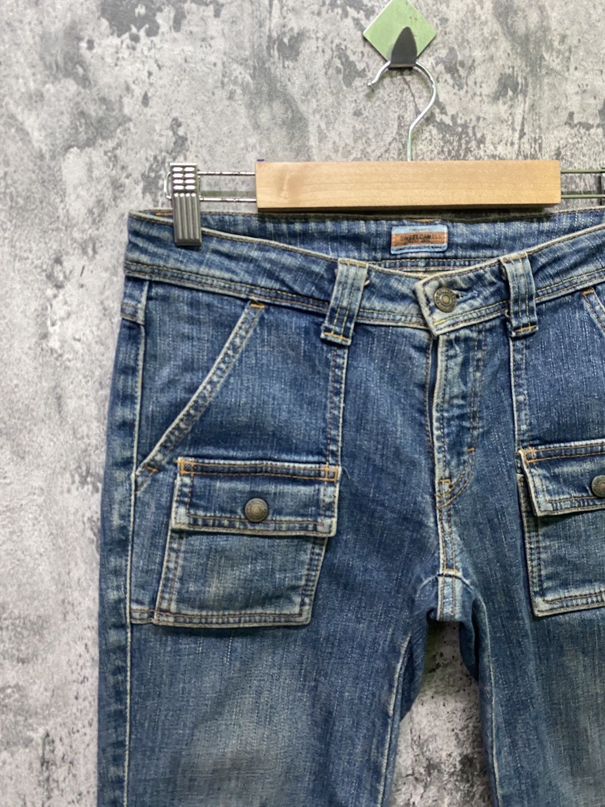 Designer × Japanese Brand SWEET CAMEL Bush Pant Denim Flare For Aggressive Girl Size US 28 / EU 44 - 4 Thumbnail