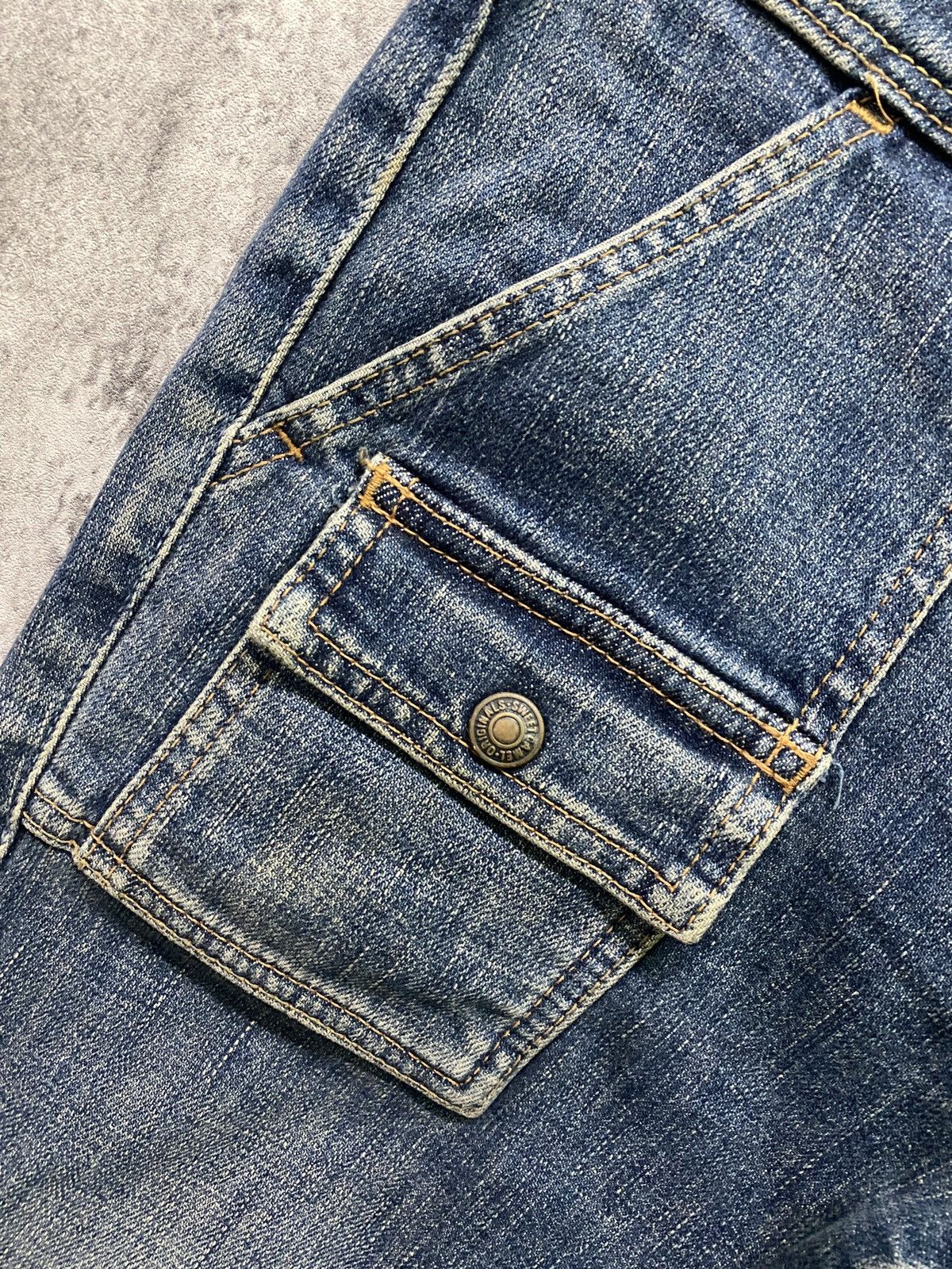 Designer × Japanese Brand SWEET CAMEL Bush Pant Denim Flare For Aggressive Girl Size US 28 / EU 44 - 8 Thumbnail