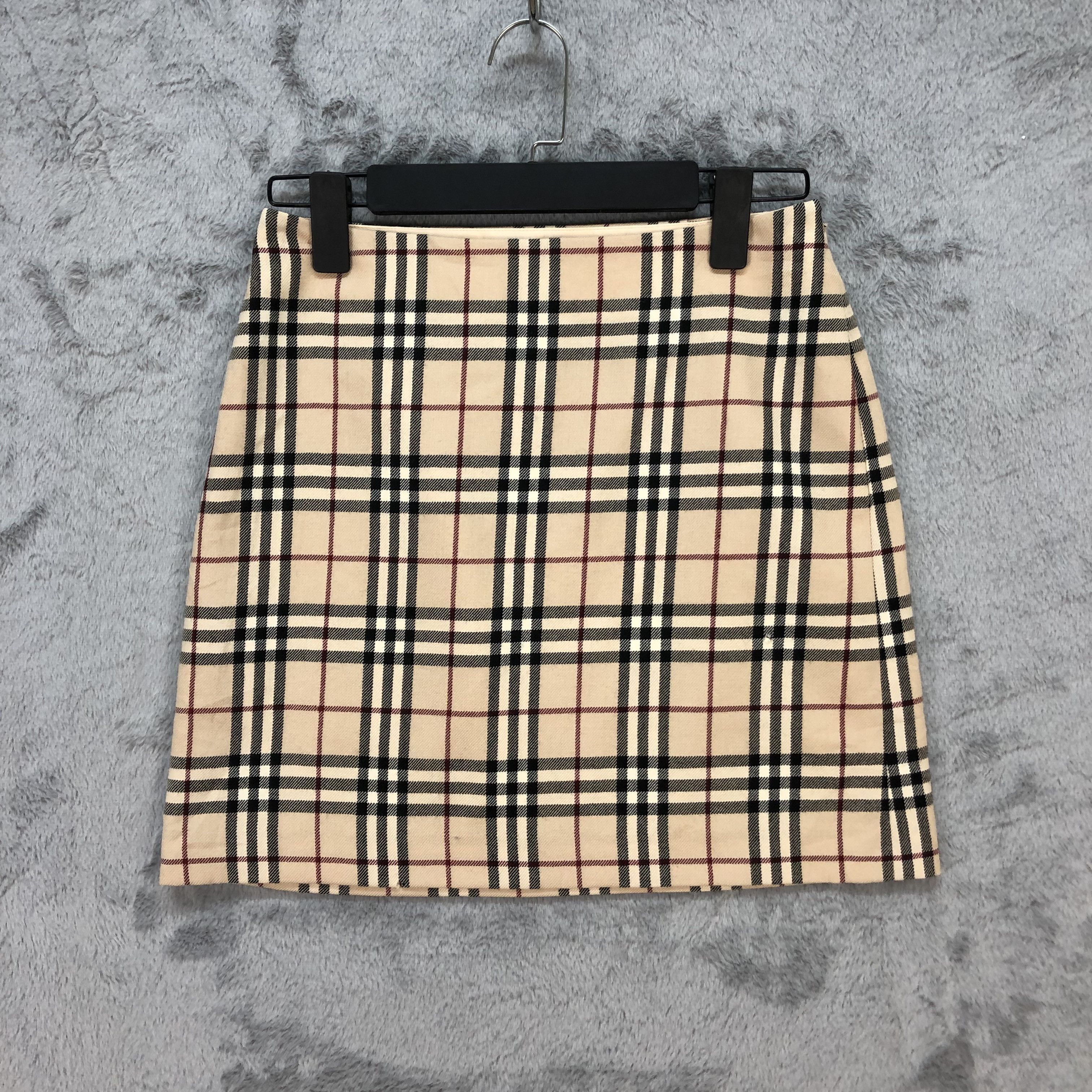 Burberry Burberry Blue Label Skirt Nova Check Denim Belt | Grailed