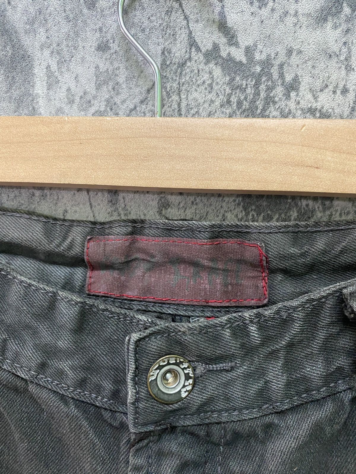Seditionaries THLETIC DEPT COLLEGE Dark Brown Rare Acid Wash Design Pants Size US 29 - 10 Thumbnail