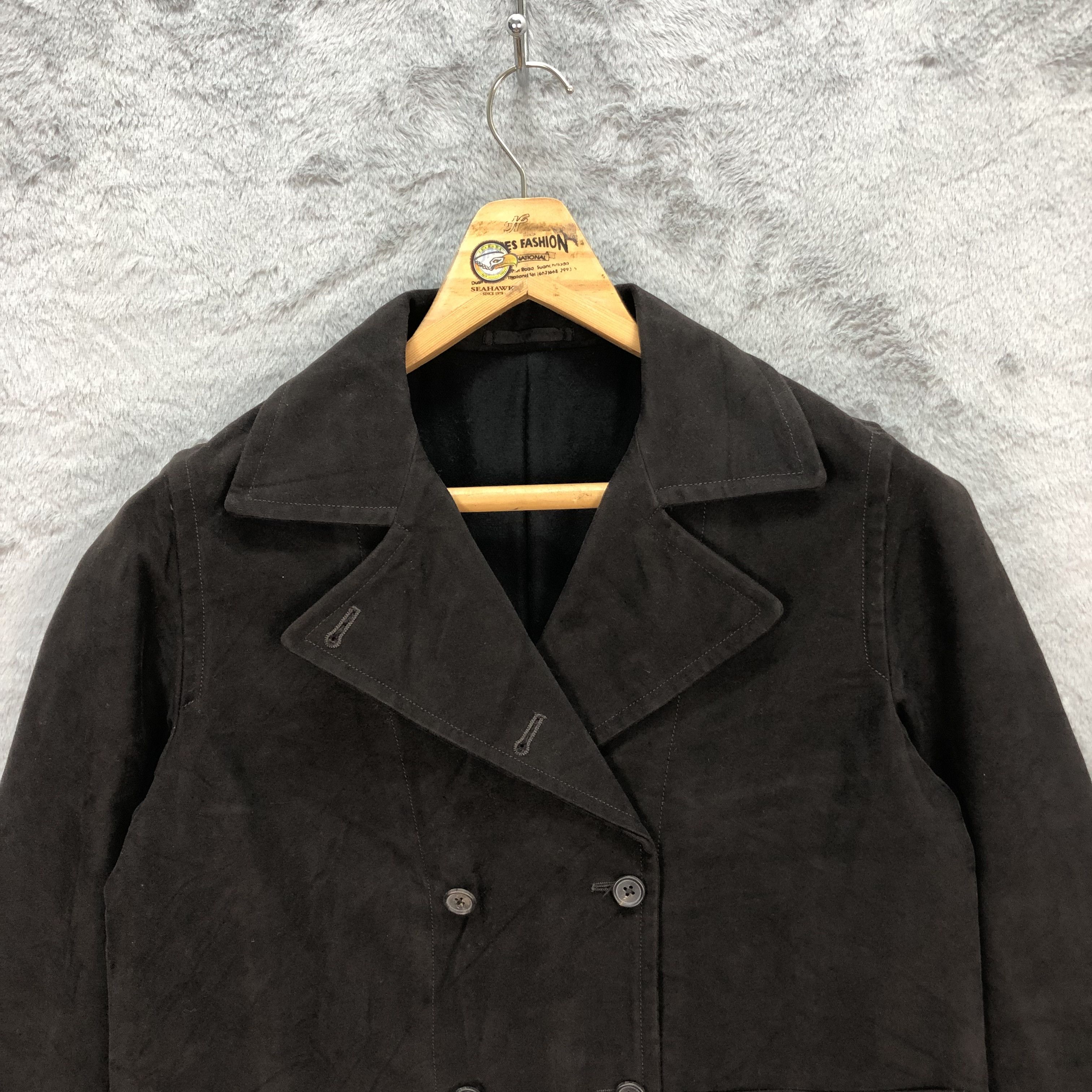 Margaret Howell MARGARET HOWELL ENGLAND WOOL DOUBLE BREASTED COAT #5739-204 Size S / US 4 / IT 40 - 2 Thumbnail