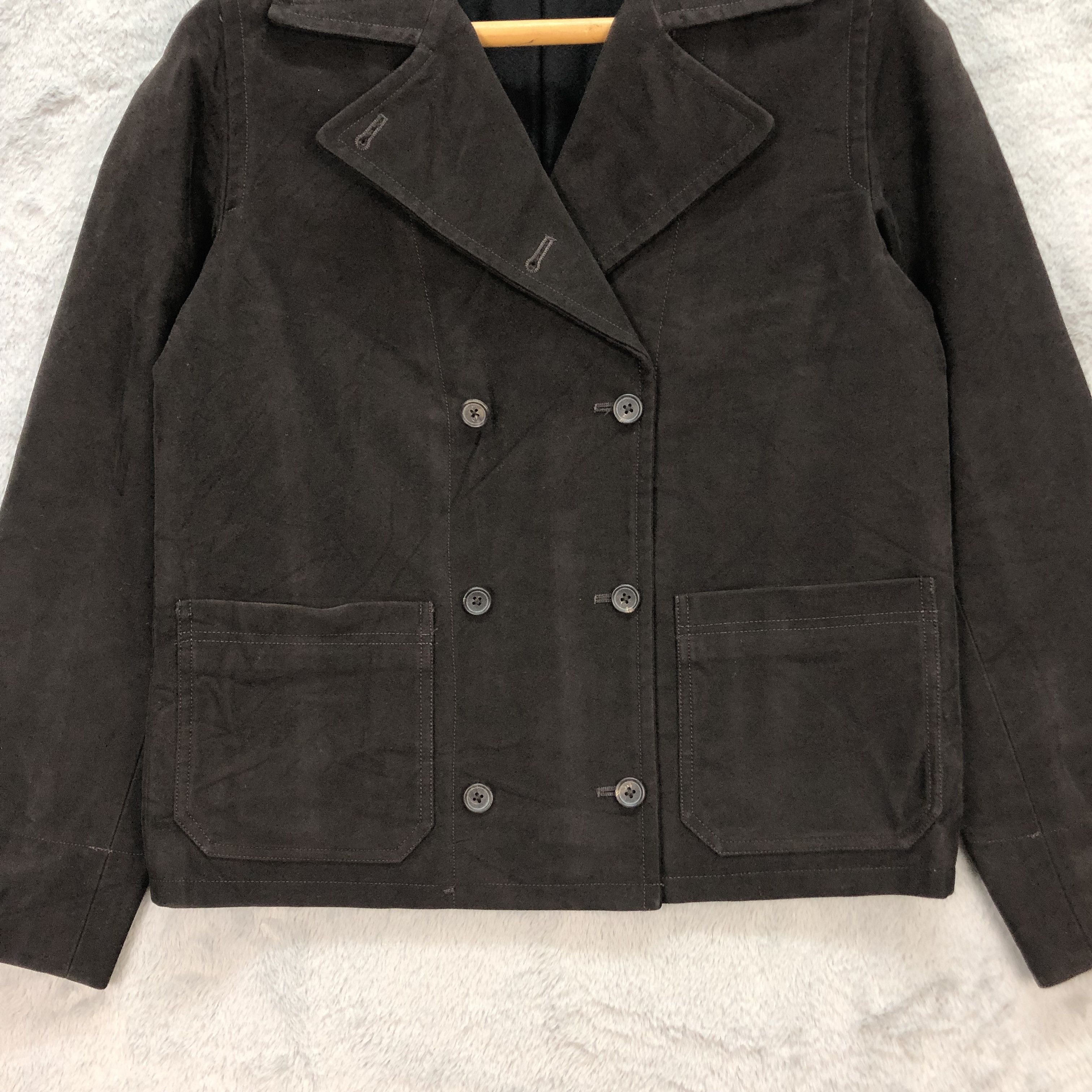 Margaret Howell MARGARET HOWELL ENGLAND WOOL DOUBLE BREASTED COAT #5739-204 Size S / US 4 / IT 40 - 3 Thumbnail