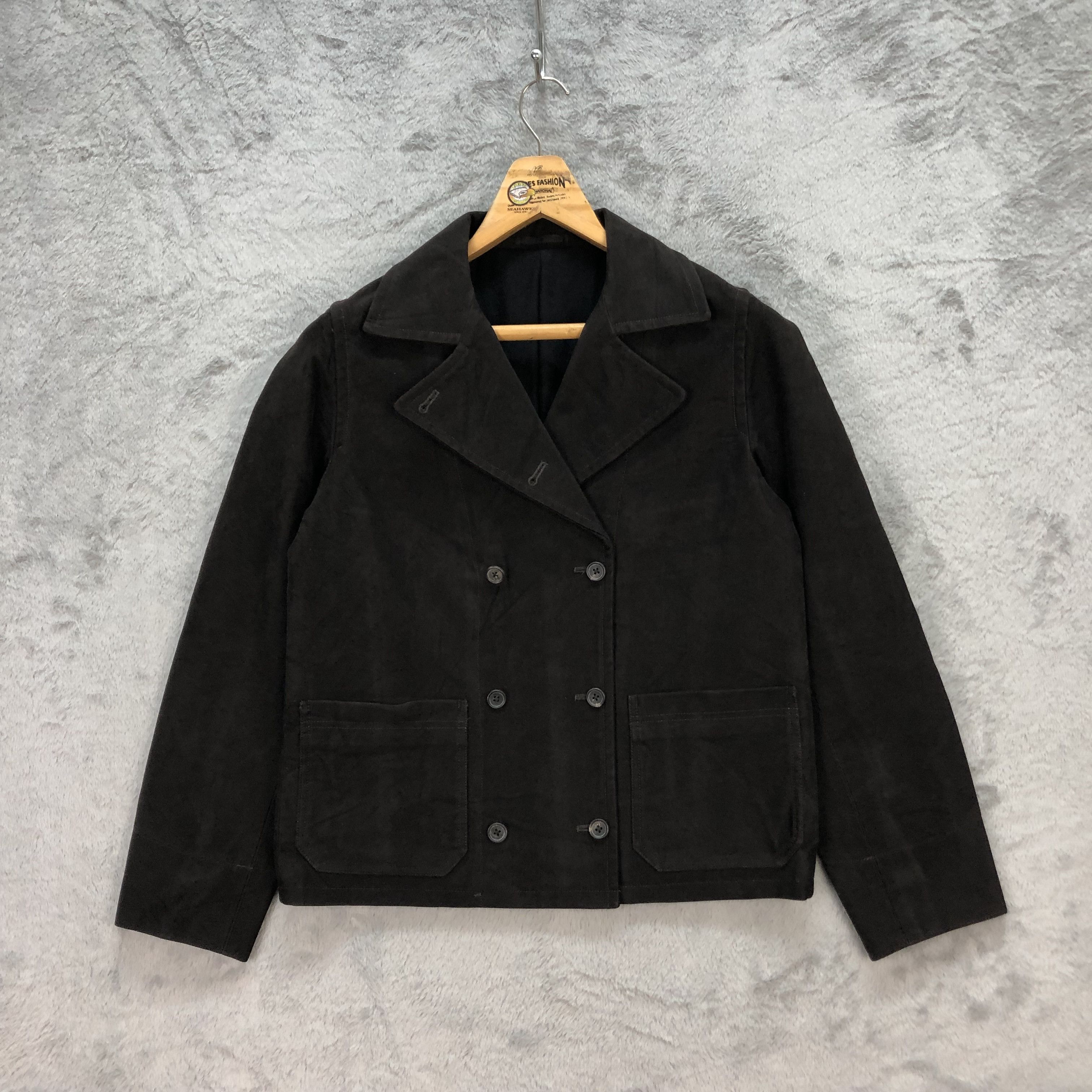 Margaret Howell MARGARET HOWELL ENGLAND WOOL DOUBLE BREASTED COAT #5739-204 Size S / US 4 / IT 40 - 1 Thumbnail