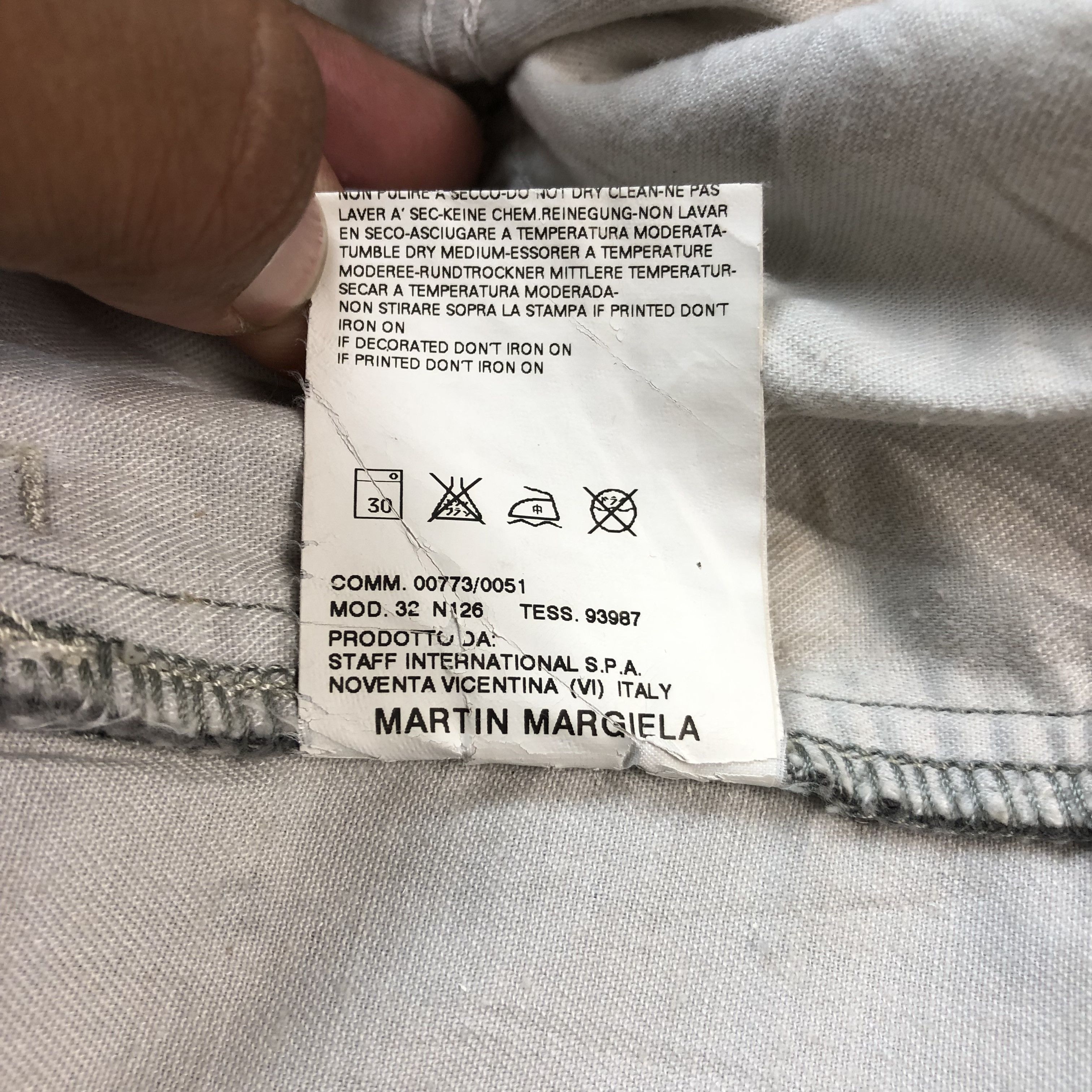 Maison Margiela MAISON MARGIELA 6 POCKETS DENIM MINI SKIRT #5670-201 Size 29" - 11 Thumbnail