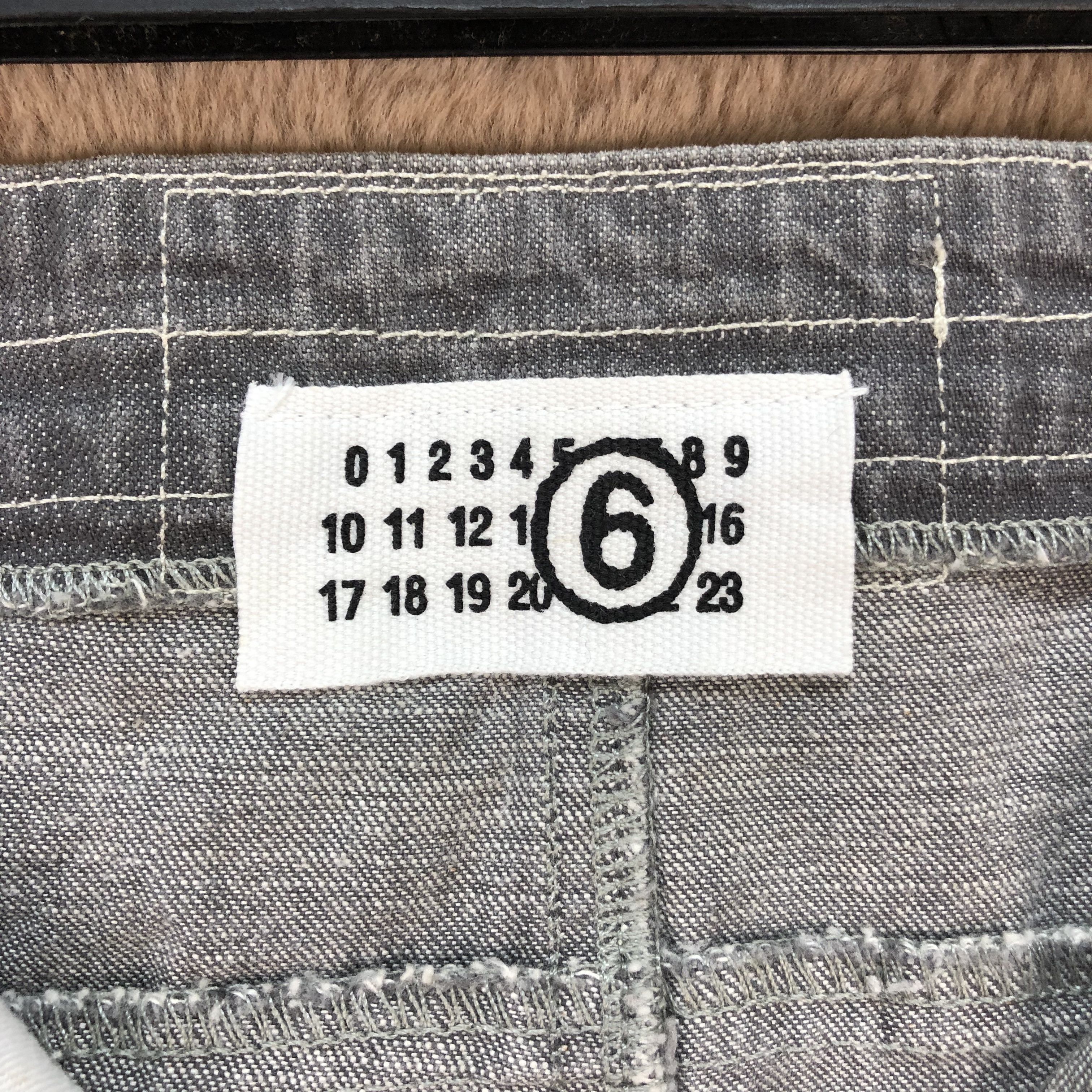 Maison Margiela MAISON MARGIELA 6 POCKETS DENIM MINI SKIRT #5670-201 Size 29" - 7 Thumbnail