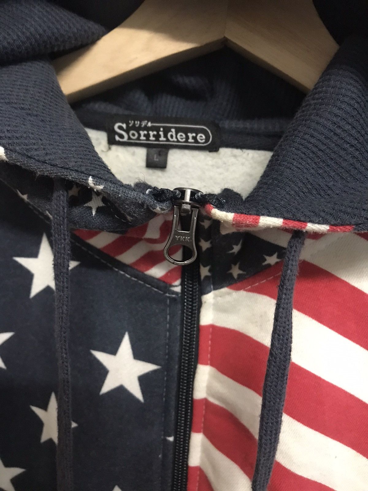 BEST OFFER🔥🔥 SORRIDERE American Flag Ovp Hoodie Large