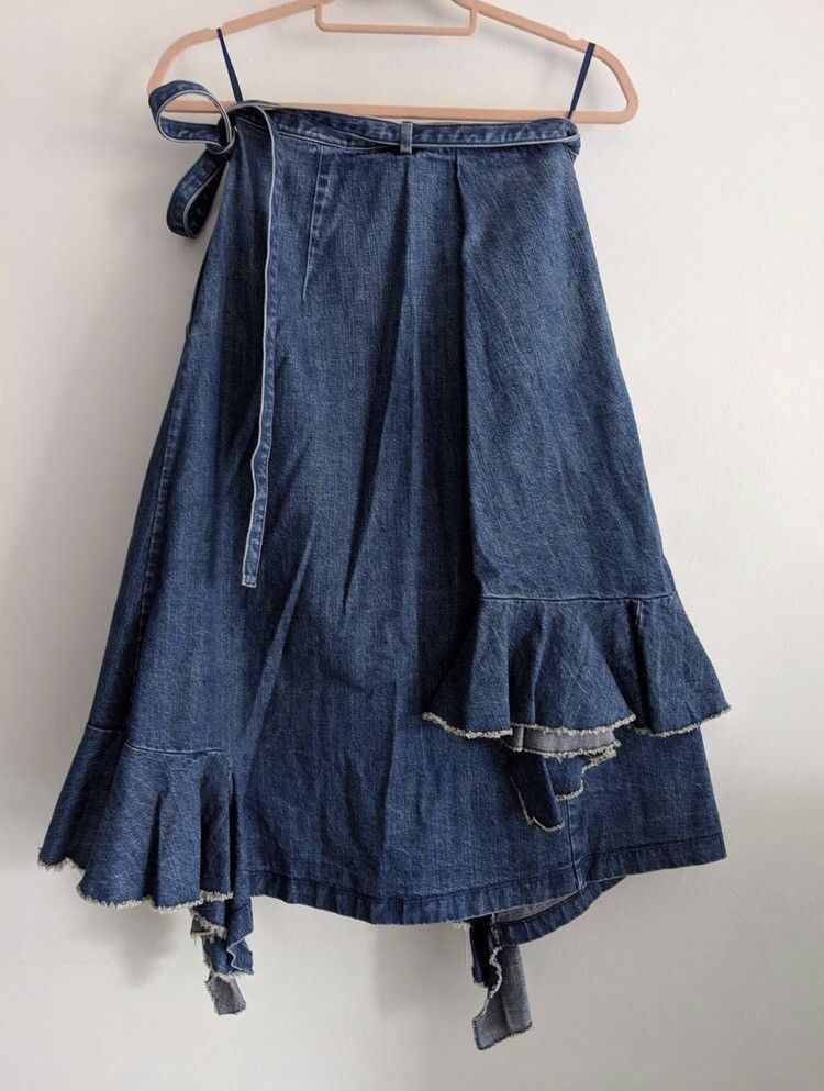 Designer × JW Anderson × Japanese Brand ‼️JW ANDERSON DENIM SKIRT NICE DESIGN‼️ Size 30" / US 8 / IT 44 - 4 Thumbnail
