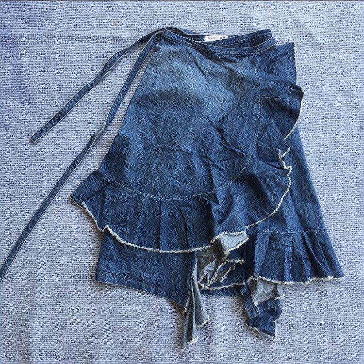 Designer × JW Anderson × Japanese Brand ‼️JW ANDERSON DENIM SKIRT NICE DESIGN‼️ Size 30" / US 8 / IT 44 - 2 Thumbnail
