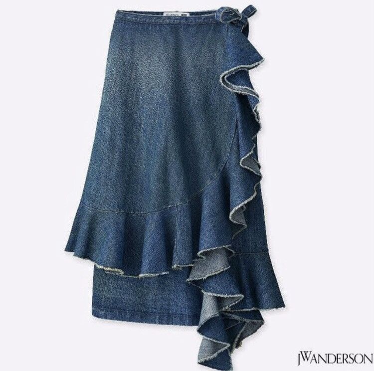Designer × JW Anderson × Japanese Brand ‼️JW ANDERSON DENIM SKIRT NICE DESIGN‼️ Size 30" / US 8 / IT 44 - 3 Thumbnail