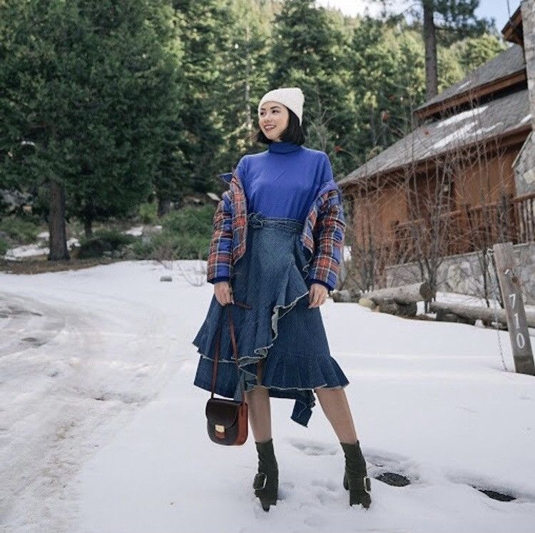 Designer × JW Anderson × Japanese Brand ‼️JW ANDERSON DENIM SKIRT NICE DESIGN‼️ Size 30" / US 8 / IT 44 - 1 Thumbnail