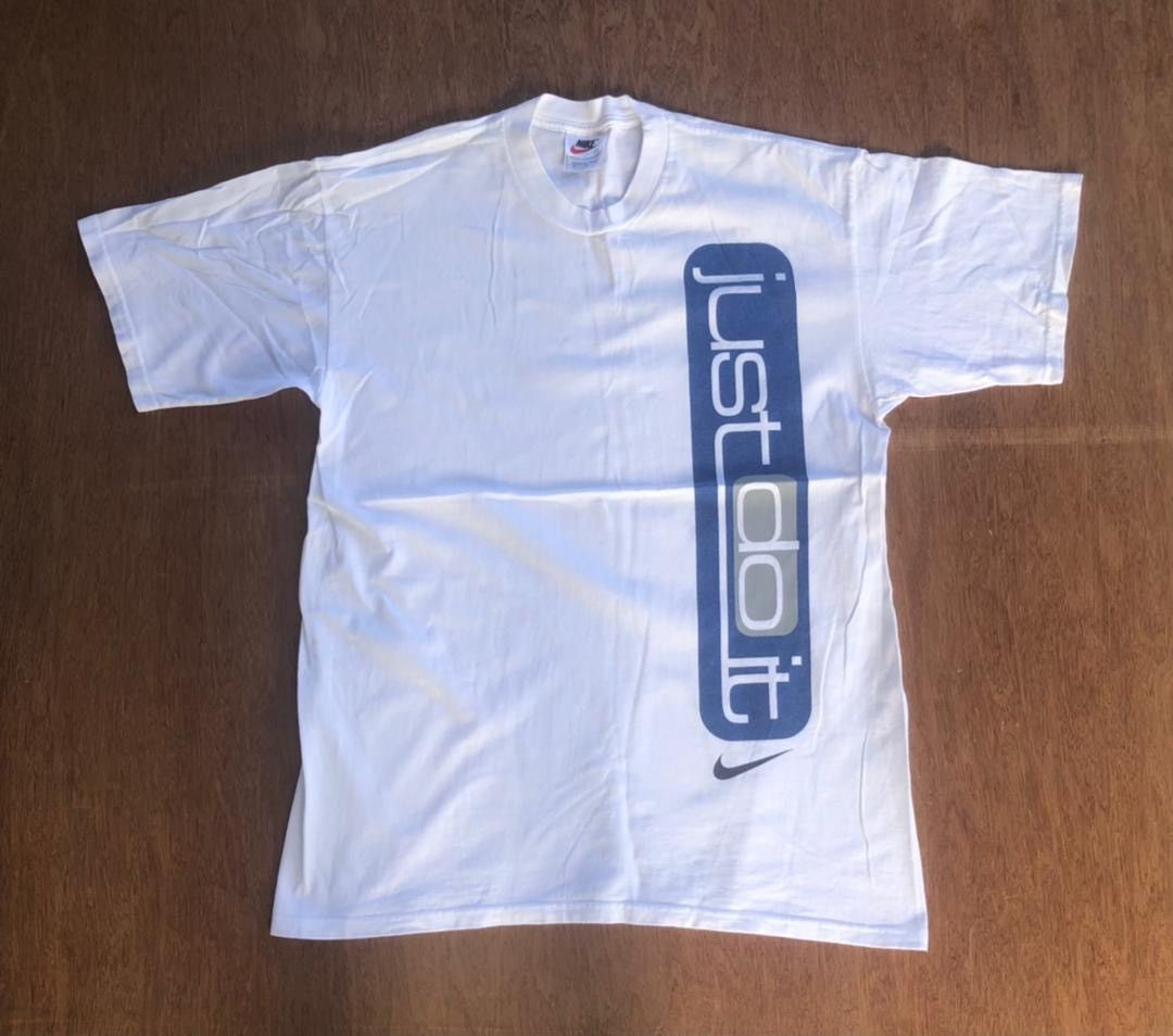 image of Tee D - 5 Nike Just Do It in White, Men's (Size Medium)