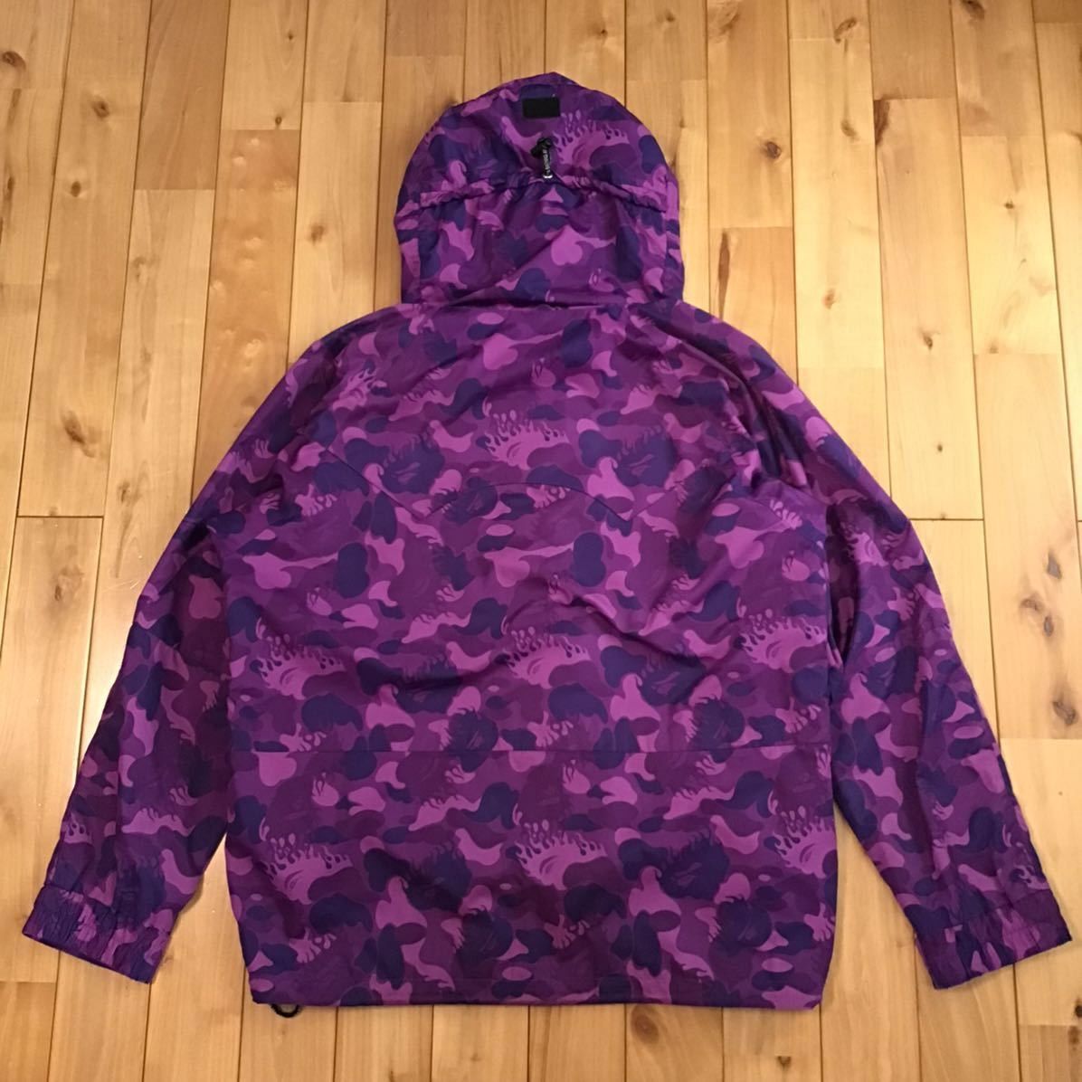 Bape × Nigo BAPE Fire camo purple snowboard jacket flame a bathing ape Size US L / EU 52-54 / 3 - 5 Thumbnail