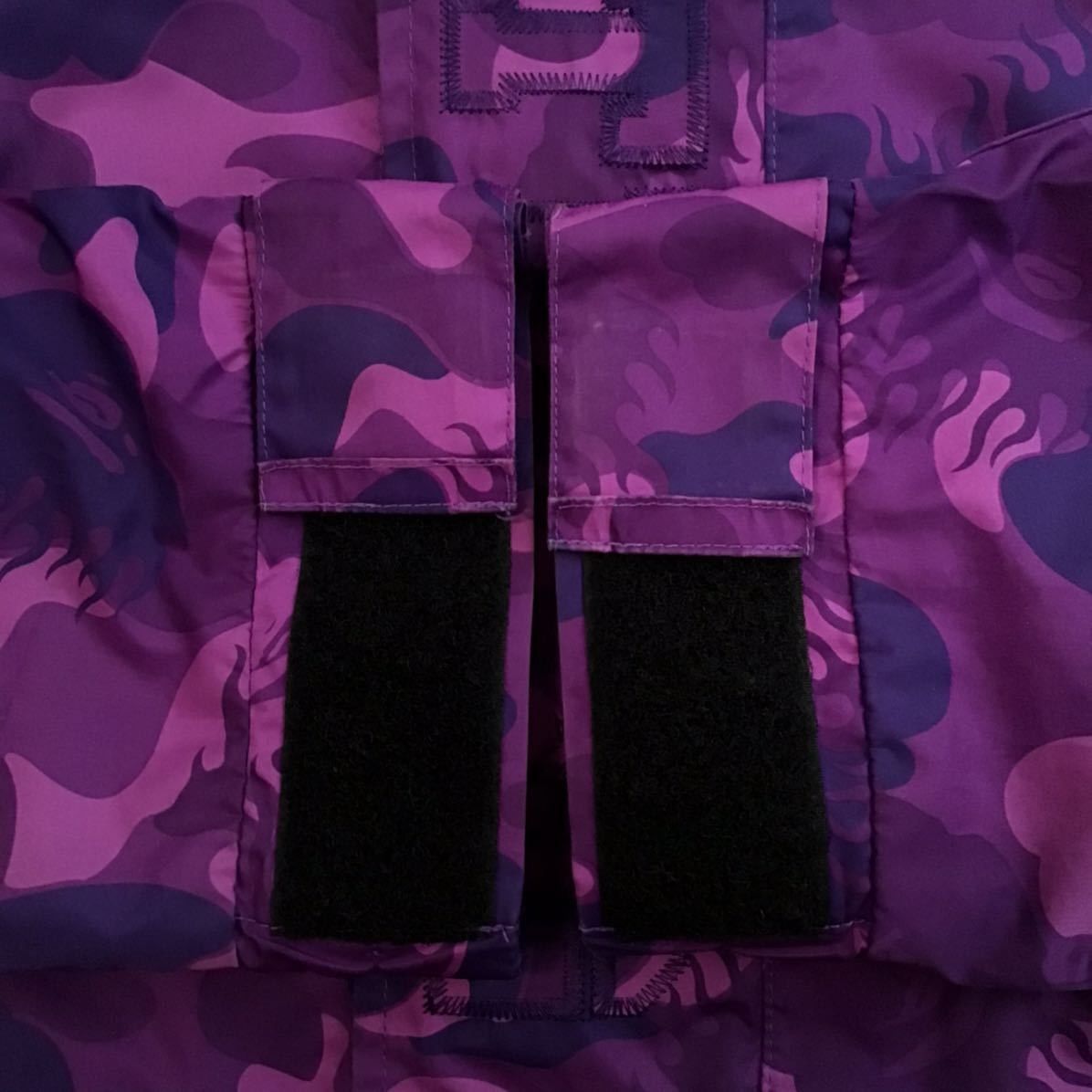 Bape × Nigo BAPE Fire camo purple snowboard jacket flame a bathing ape Size US L / EU 52-54 / 3 - 7 Thumbnail