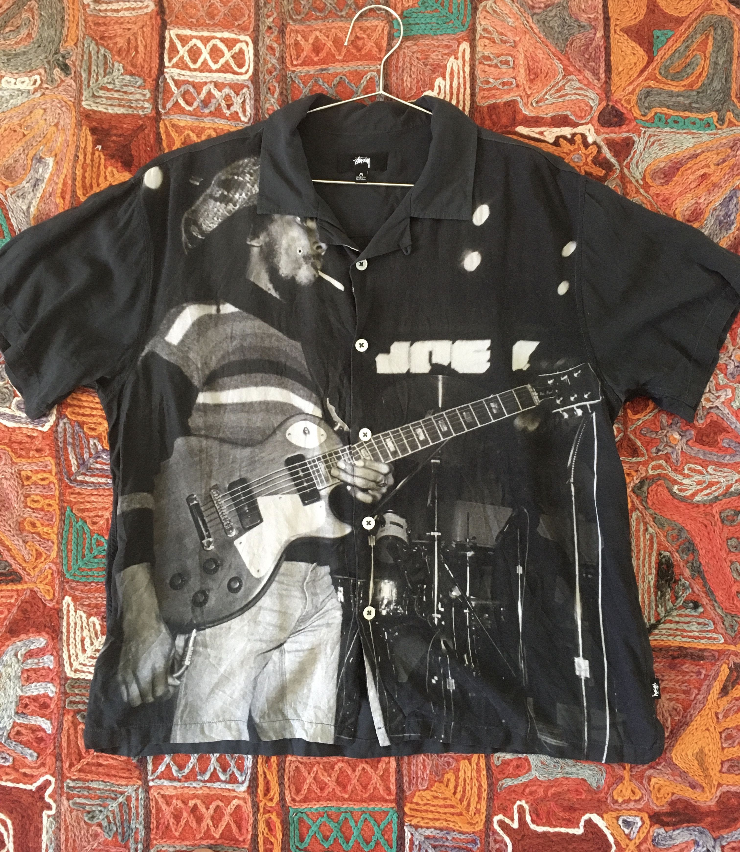 N*n様 BOB MARLEY Open Collar Shirt L STUSSY - Stussy BOB MARLEY OPEN COLLAR SHIRT Mの通販 by