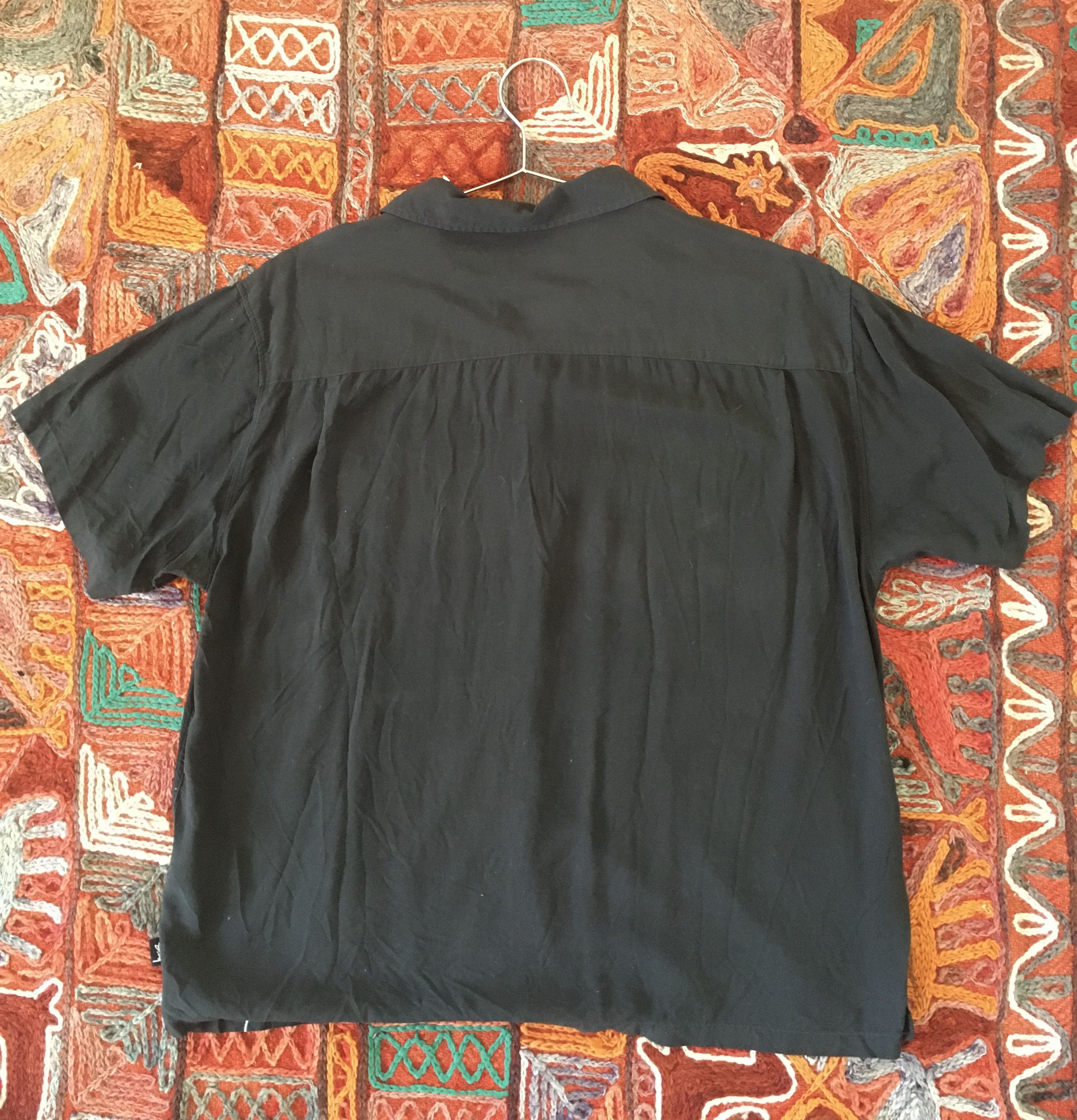 STUSSY BOB MARLEY OPEN COLLAR SHIRT