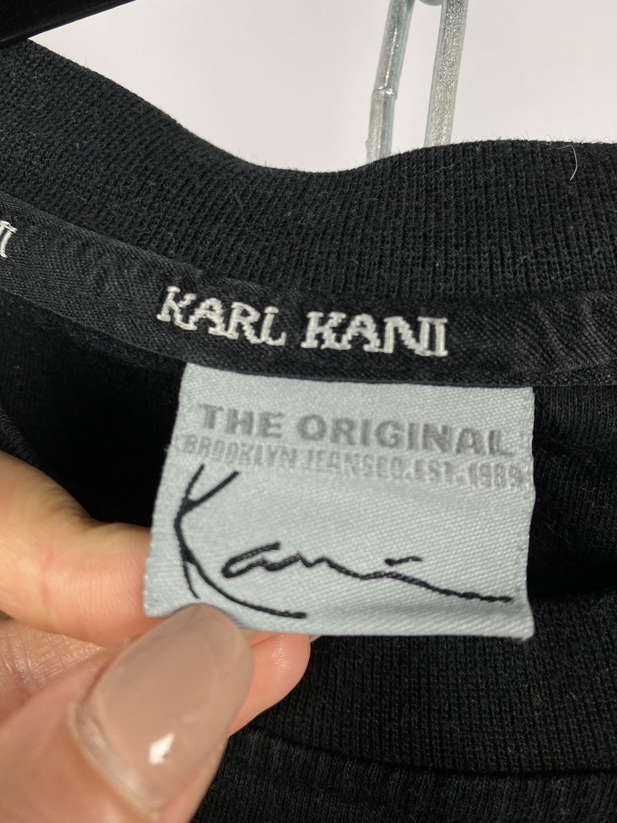 Karl Kani Karl Kani T-shirts vintage big logo black size L Size US L / EU 52-54 / 3 - 4 Thumbnail