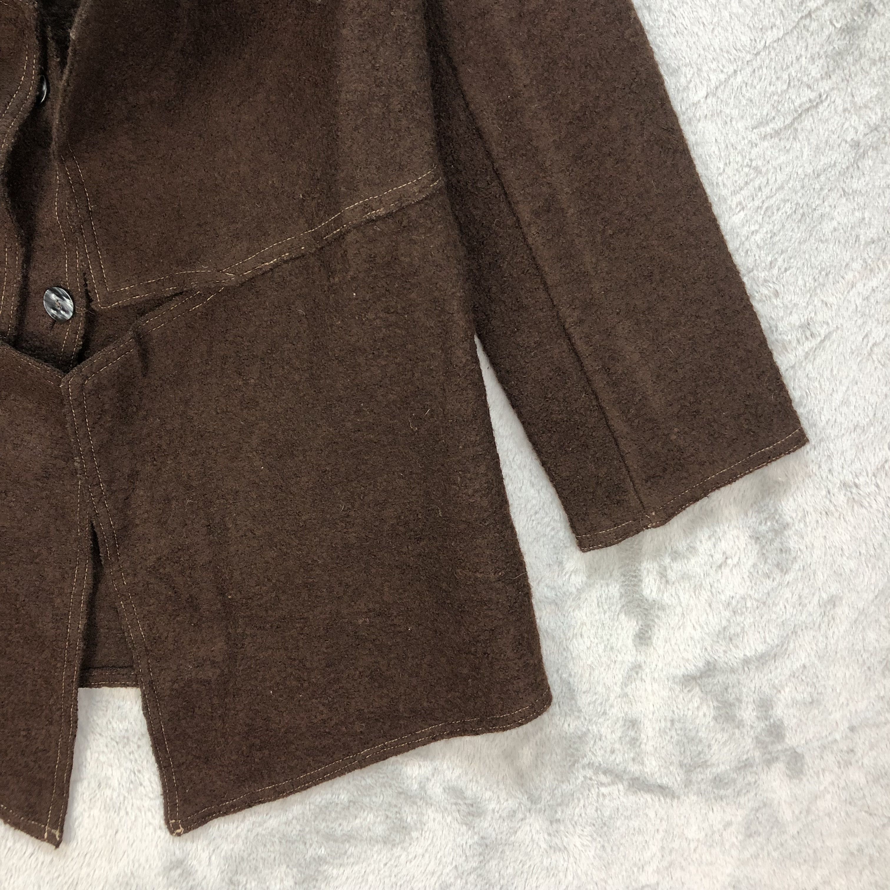 Japanese Brand BIBA RENAISSANCE VERY NICE DESIGN WOOL COAT #6453-67 Size S / US 4 / IT 40 - 6 Thumbnail