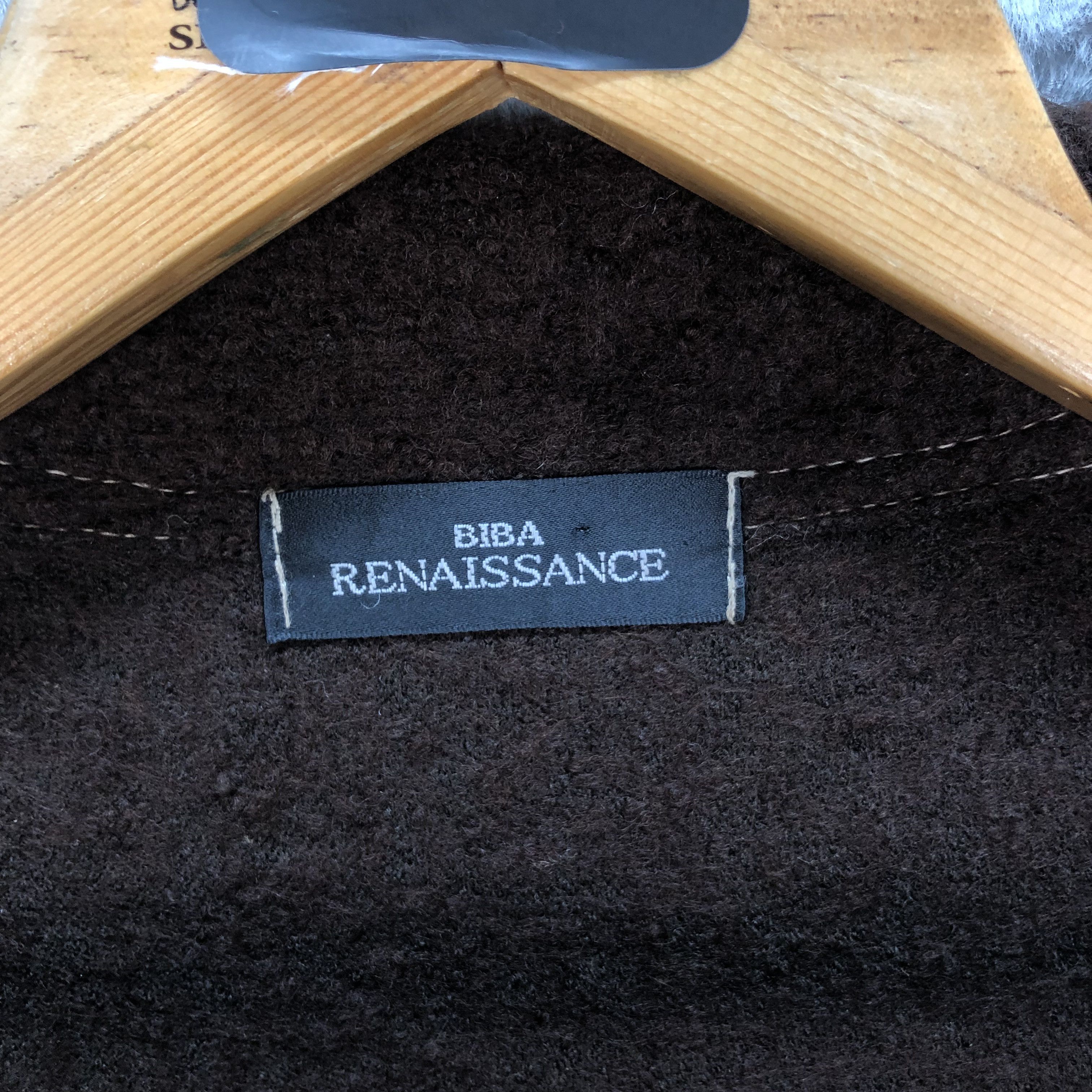 Japanese Brand BIBA RENAISSANCE VERY NICE DESIGN WOOL COAT #6453-67 Size S / US 4 / IT 40 - 8 Thumbnail