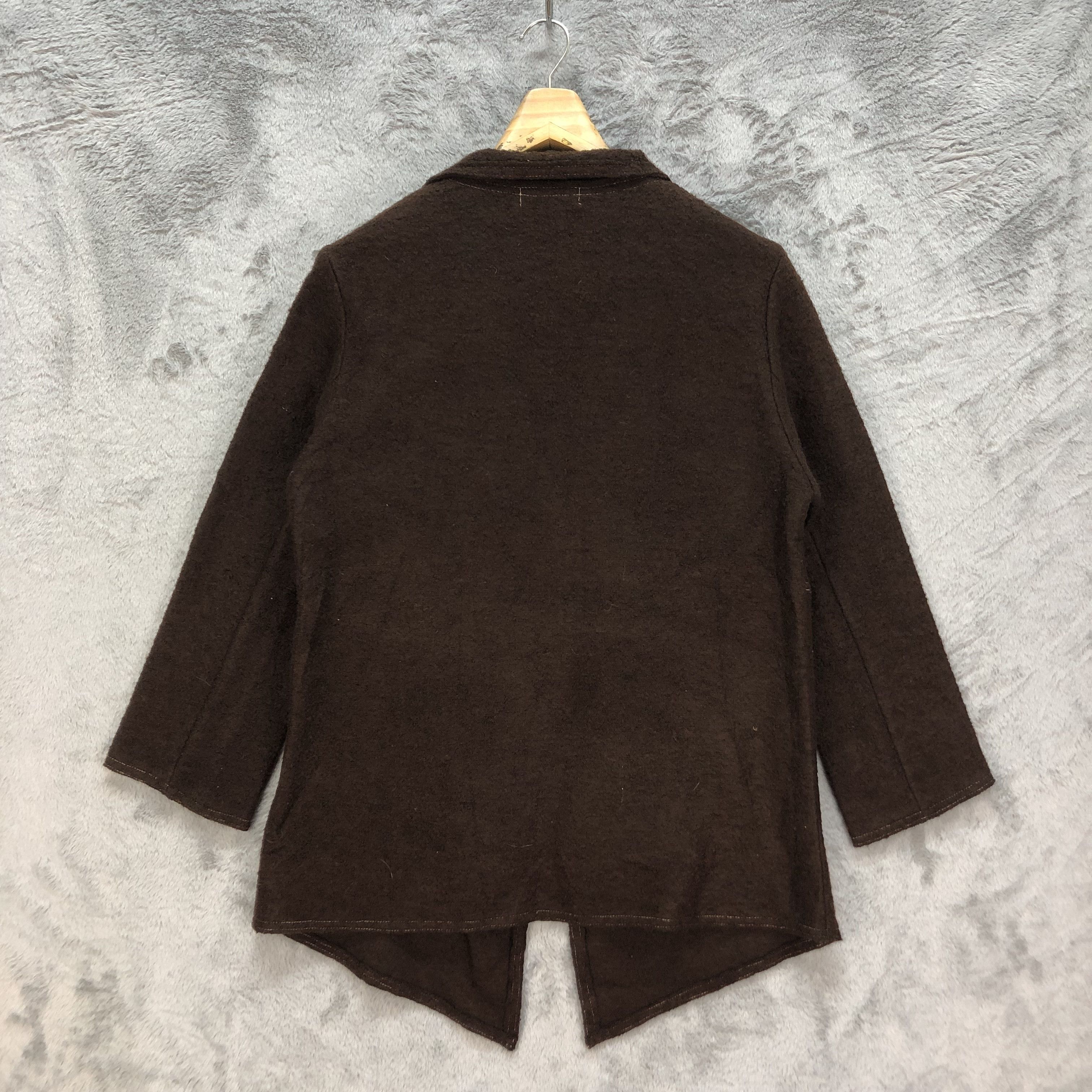 Japanese Brand BIBA RENAISSANCE VERY NICE DESIGN WOOL COAT #6453-67 Size S / US 4 / IT 40 - 11 Thumbnail