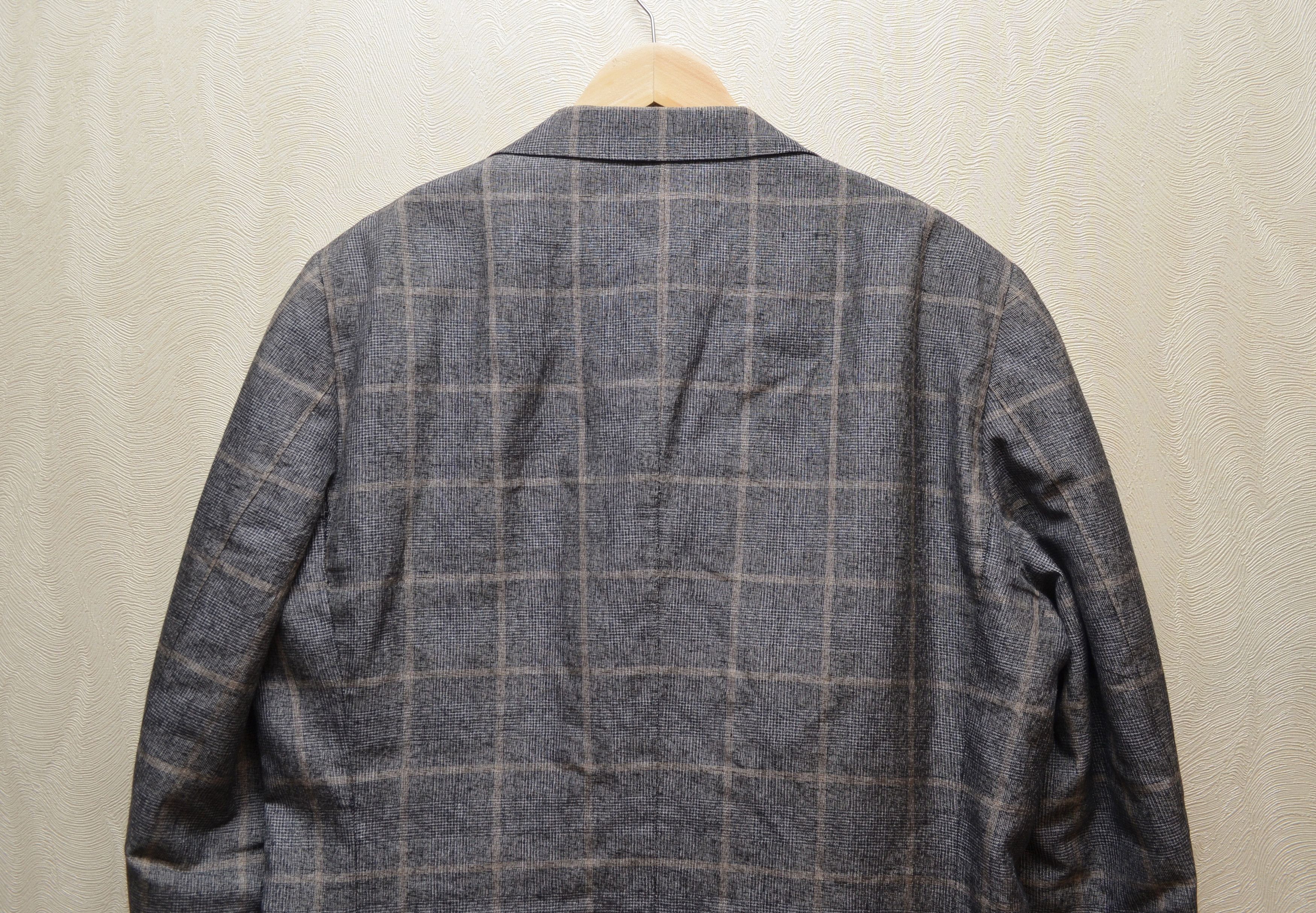Designer × Suitsupply SUITSUPPLY Blazer Woven by Ferla Silk Linen Wool EU56 US46 Size 46R - 10 Thumbnail