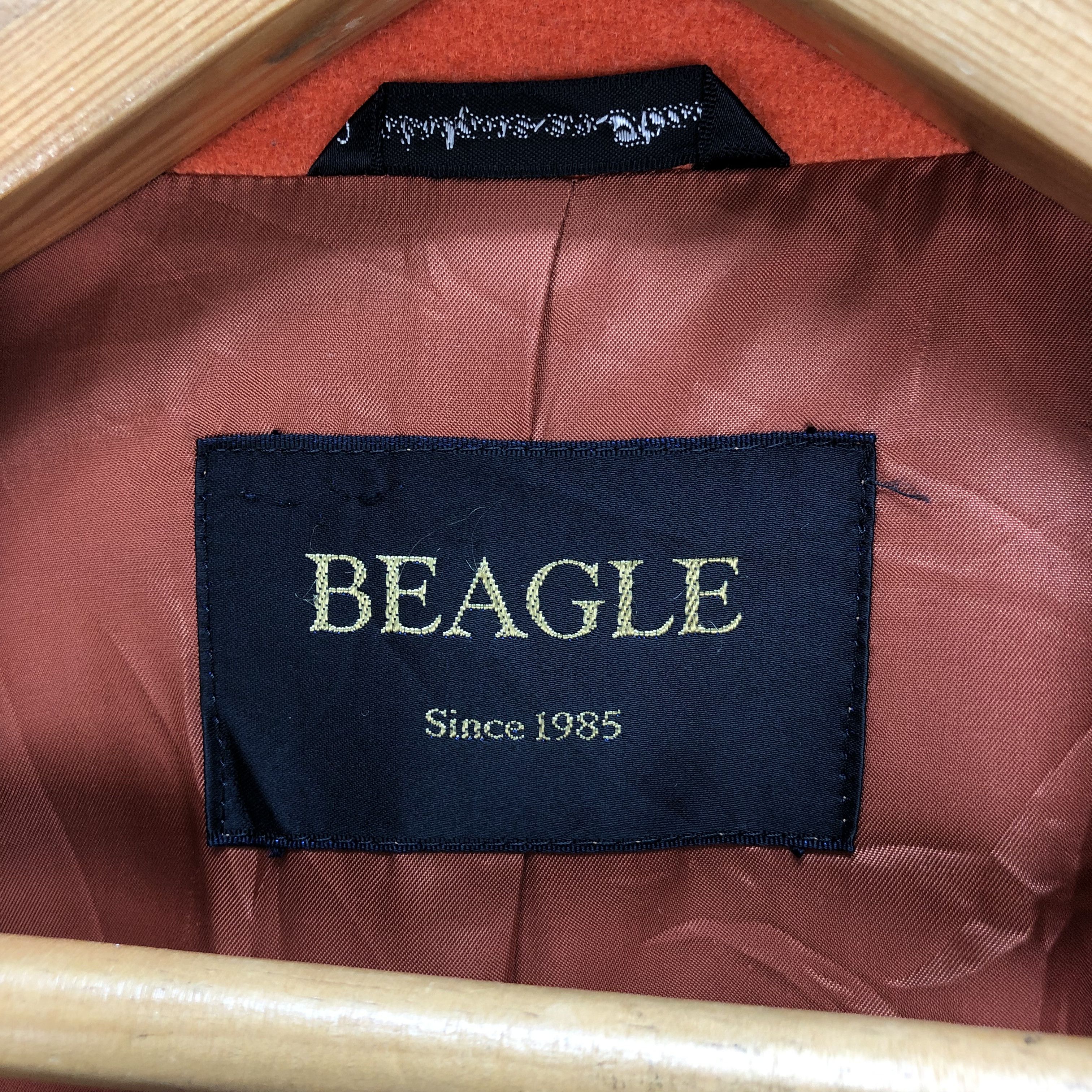 Other BEAGLE LAMBWOOL DOUBLE BREASTED ORANGE COAT #6424-66 Size S / US 4 / IT 40 - 7 Thumbnail