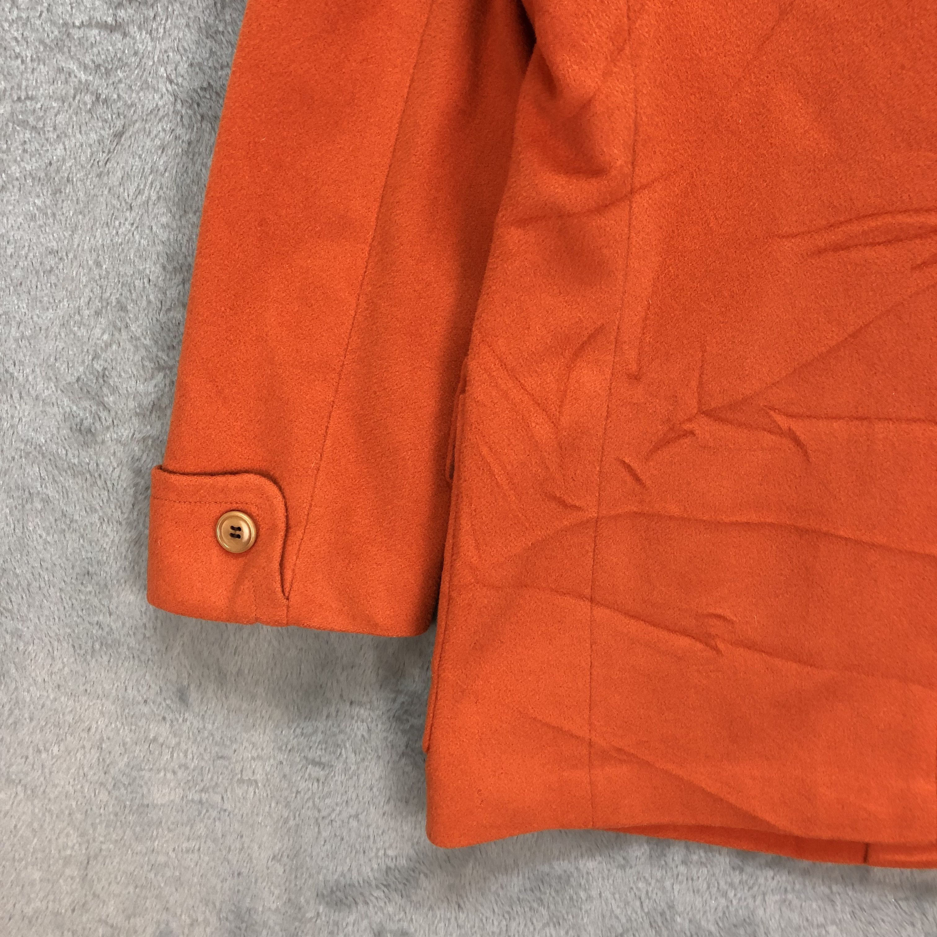 Other BEAGLE LAMBWOOL DOUBLE BREASTED ORANGE COAT #6424-66 Size S / US 4 / IT 40 - 13 Thumbnail