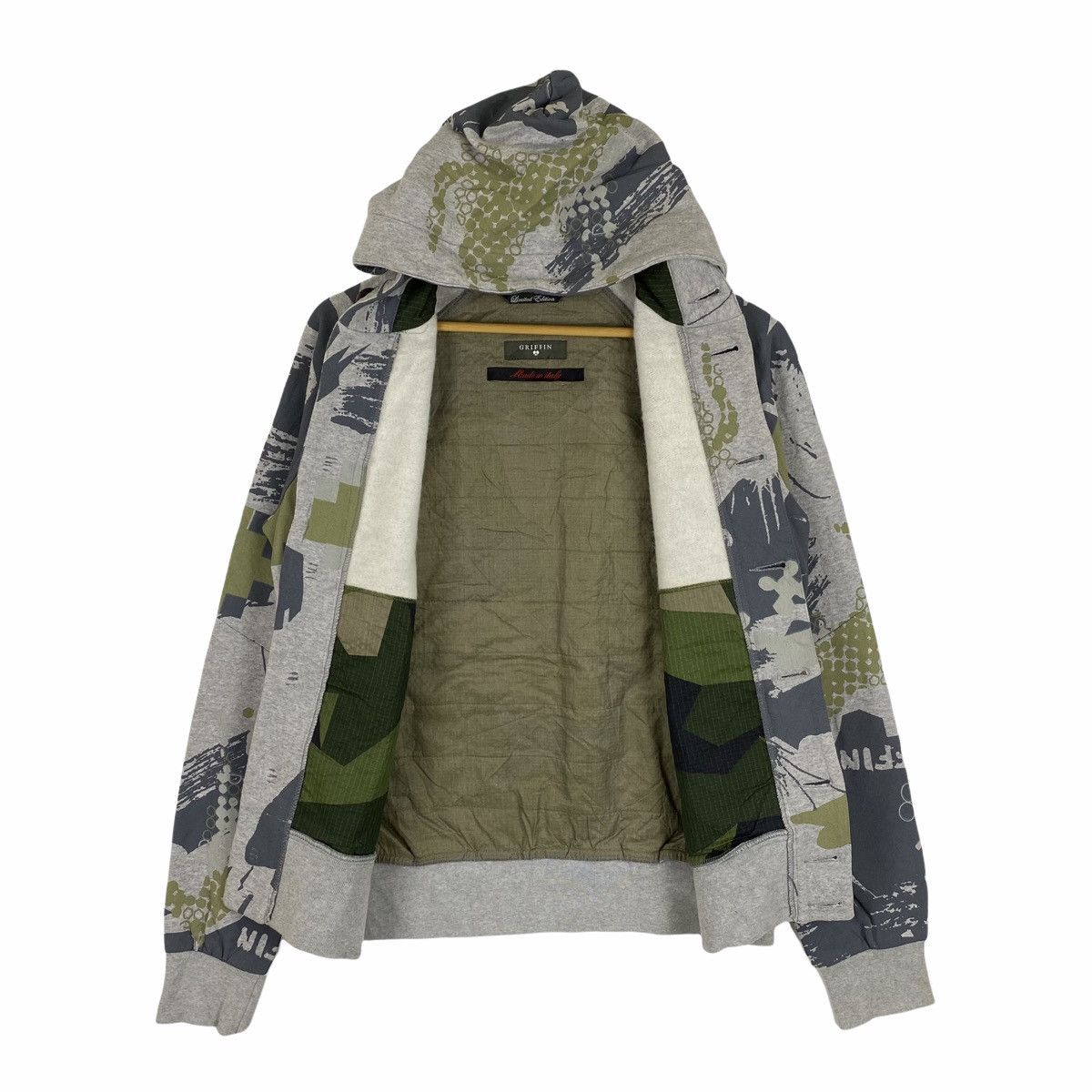 Griffin GRIFFIN Camo Bladecut Italian Hoodie Sweater Jacket Size US S / EU 44-46 / 1 - 3 Thumbnail