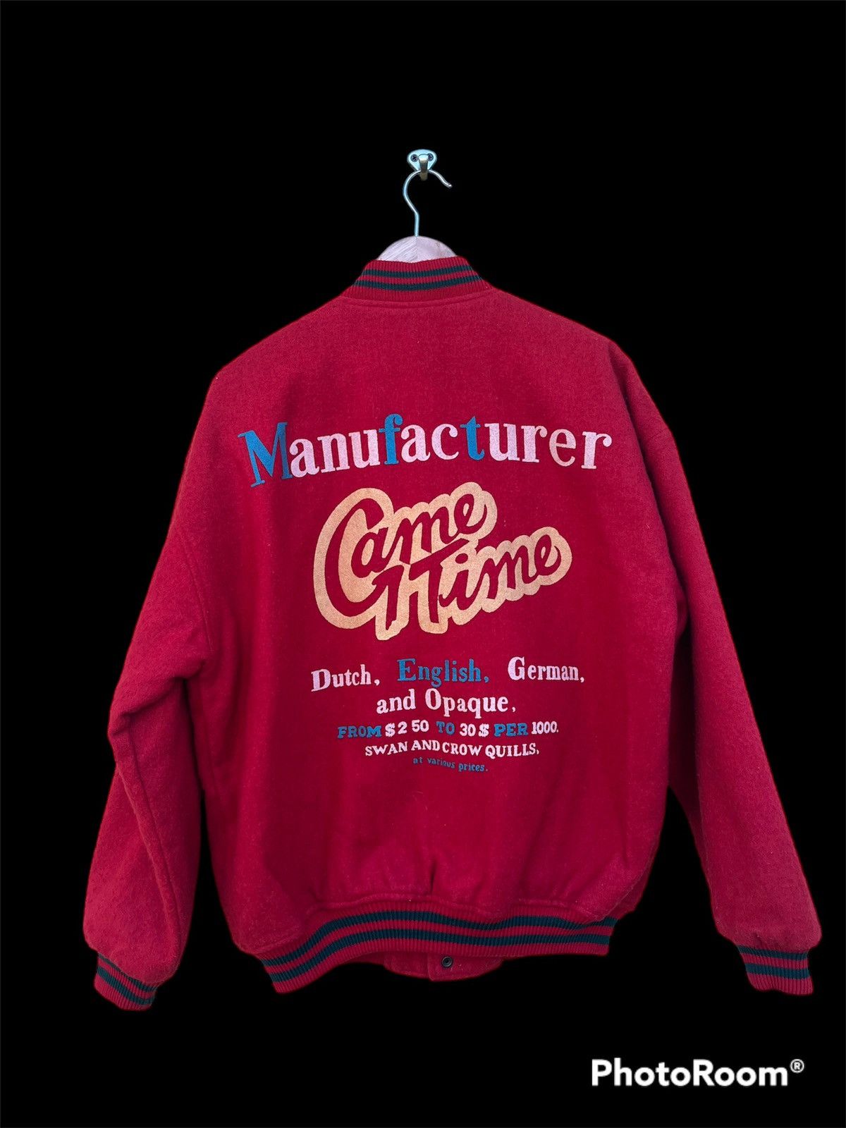 Japanese Brand × Vintage Vintage game time varsity jacket Size US XL / EU 56 / 4 - 1 Thumbnail