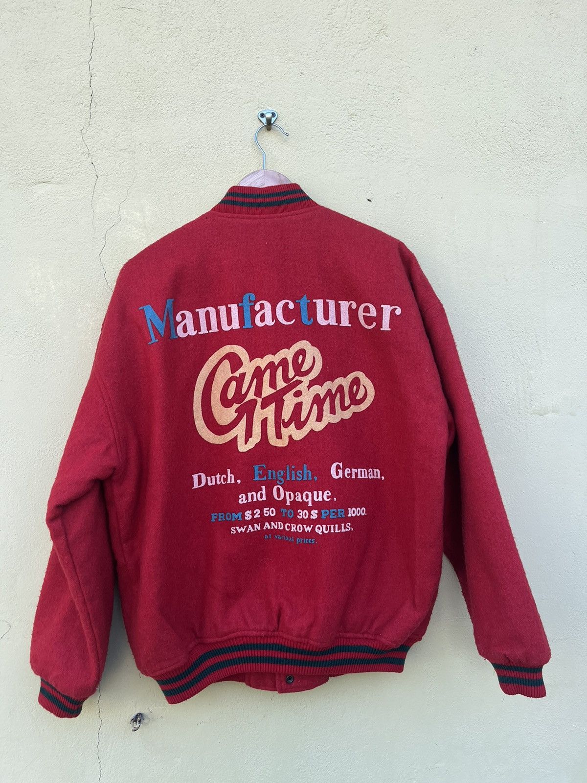 Japanese Brand × Vintage Vintage game time varsity jacket Size US XL / EU 56 / 4 - 3 Thumbnail