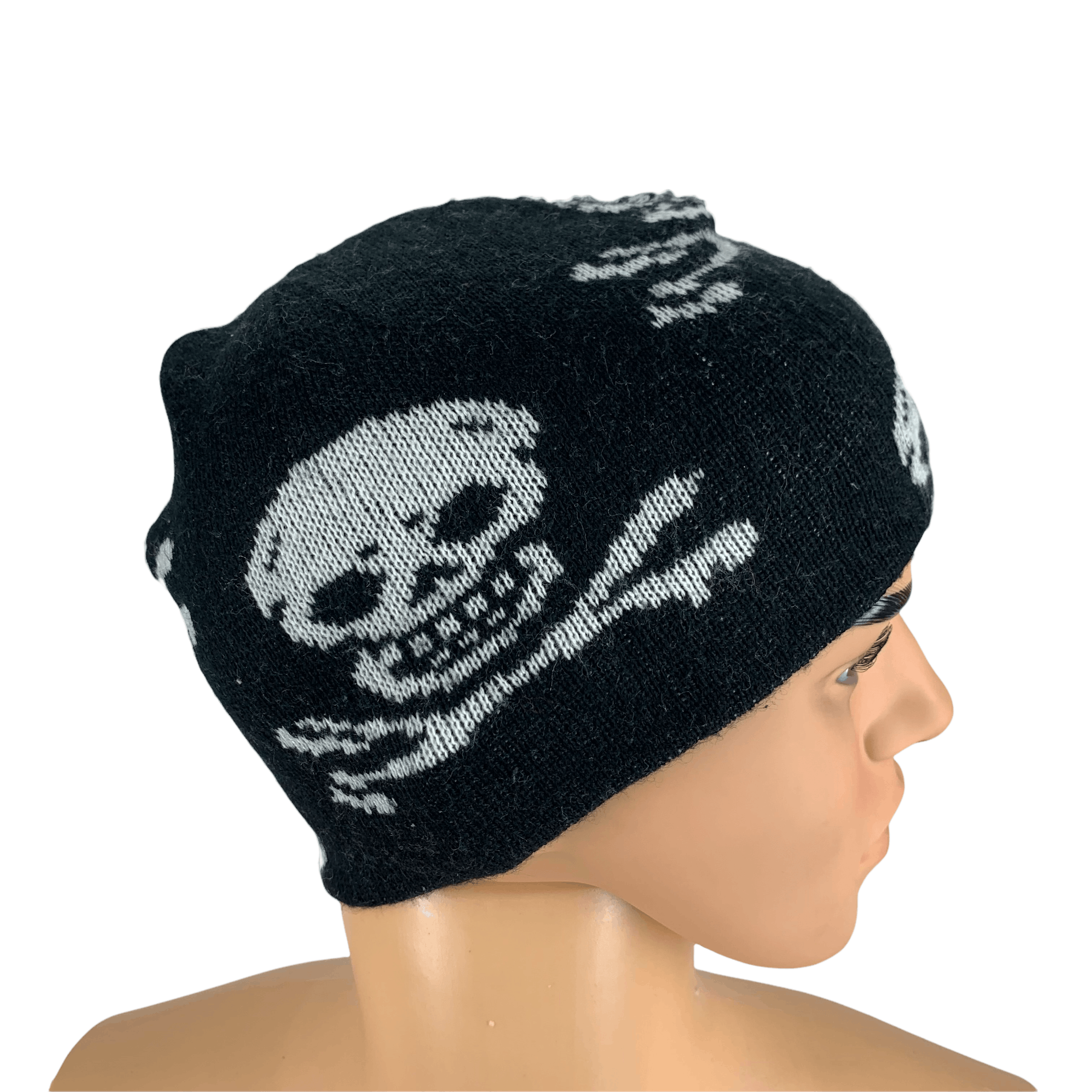 Other Crossbones Skulls Beanie / Snow Hat #86-D Size ONE SIZE - 2 Thumbnail