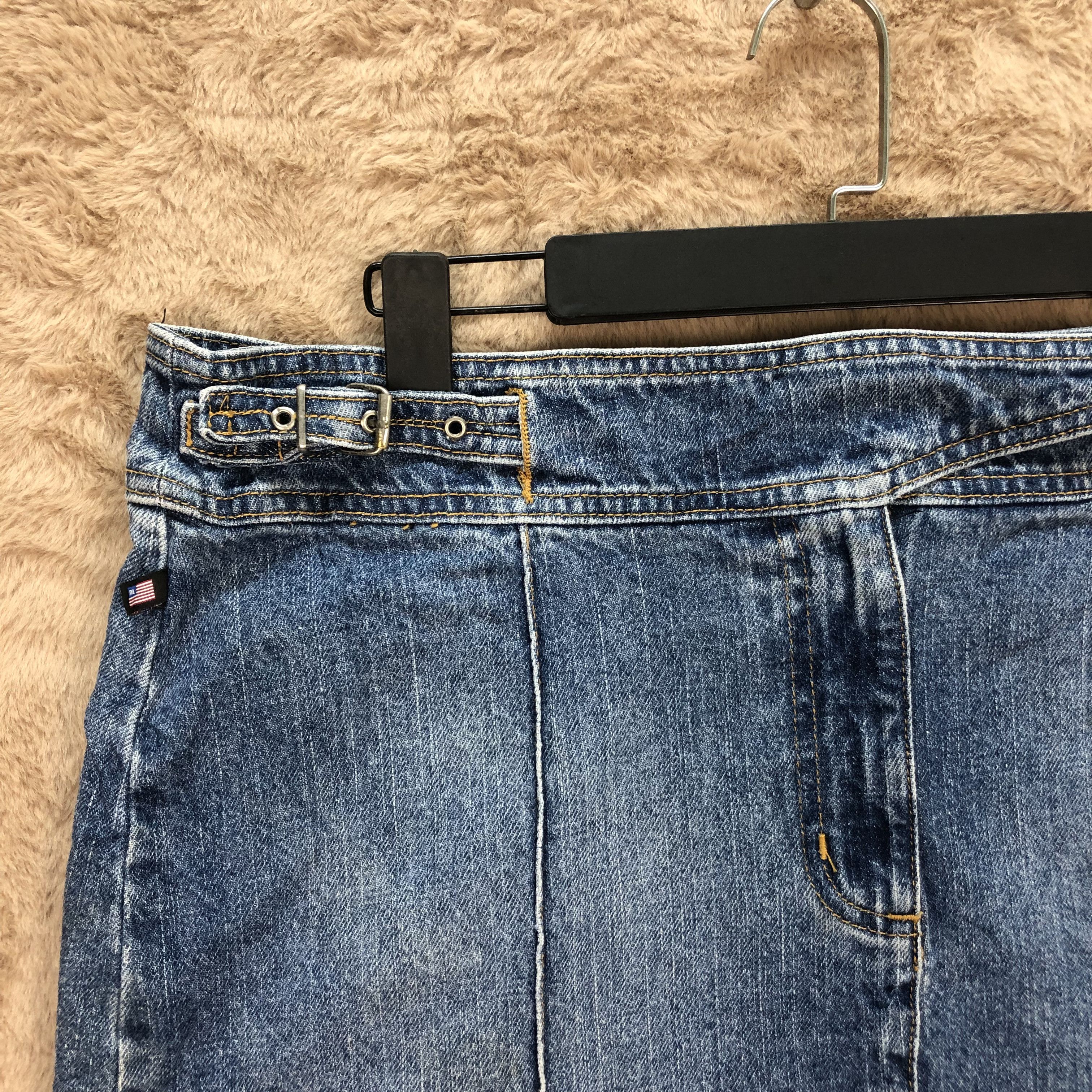 Ralph Lauren RALPH LAUREN DOUBLE BUCKLE MINI SKIRTS #5645-201 Size 36" / US 14 / IT 50 - 2 Thumbnail