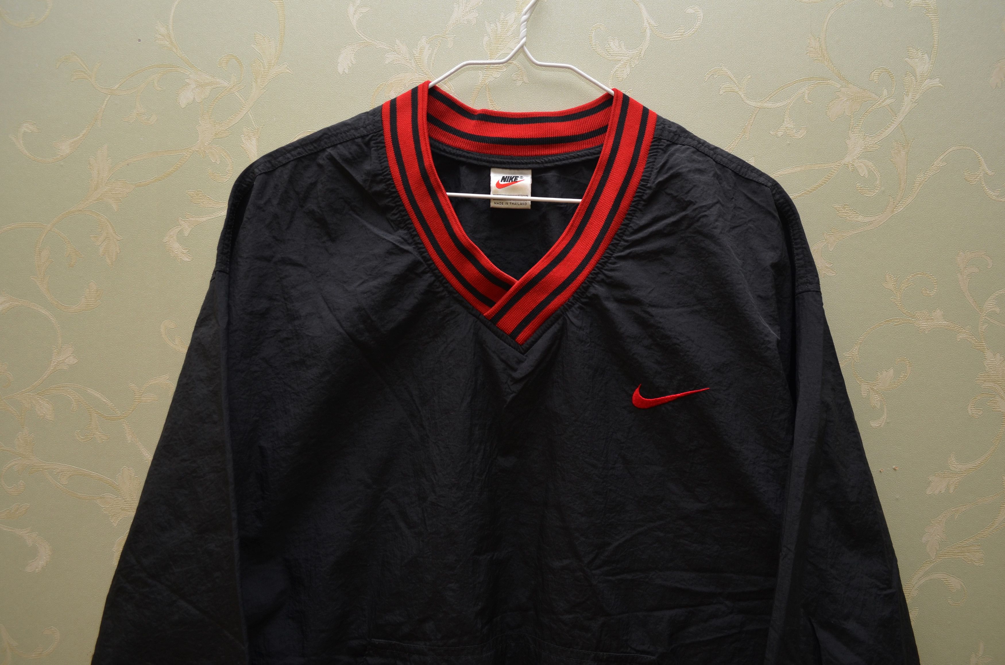 Nike × Vintage Nike Vintage Pullover Jacket Embroided Logo 90s y2k Size US XL / EU 56 / 4 - 2 Thumbnail