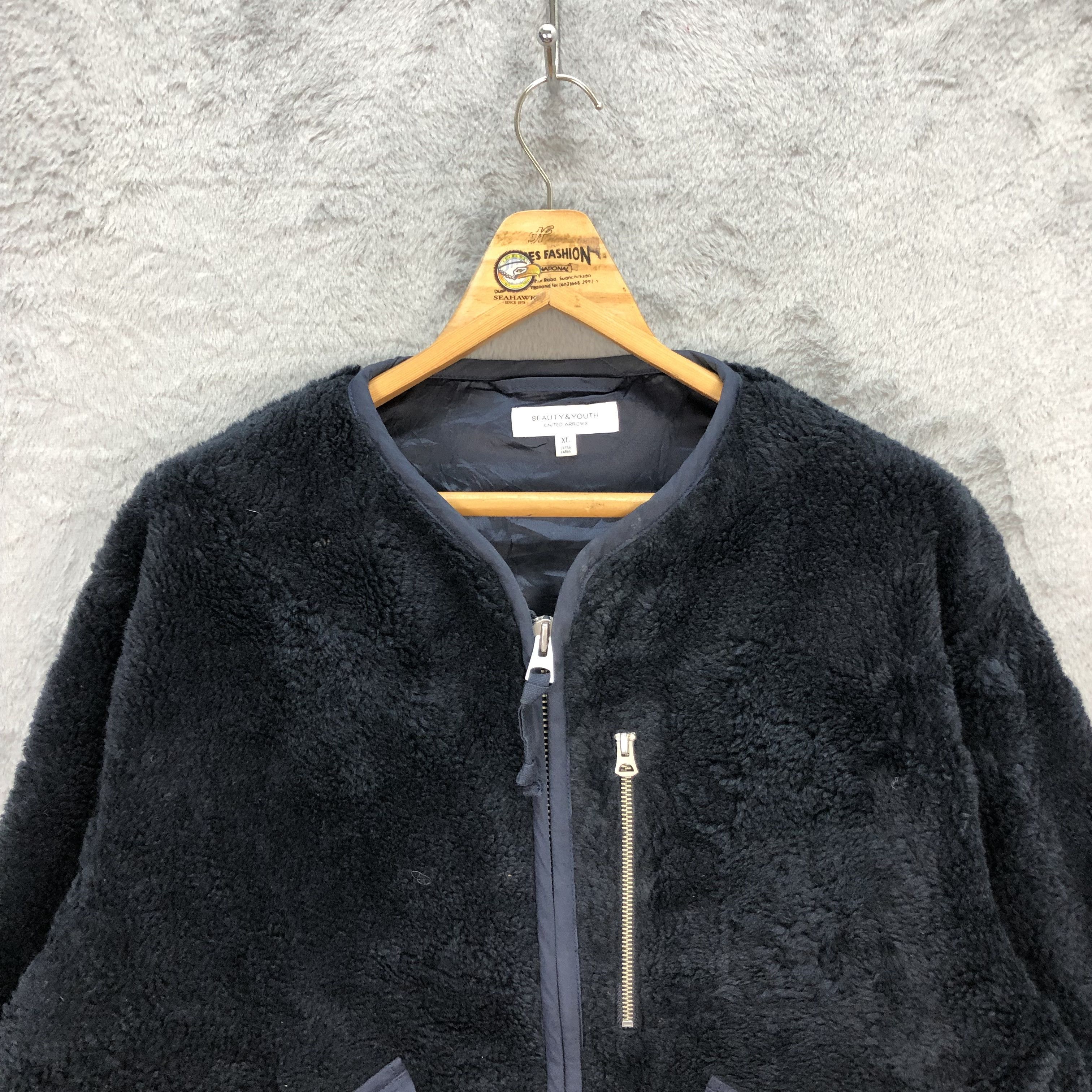 BEAUTY&YOUTH BEAUTY & YOUTH UNITED ARROWS FLEECE JACKET #5883-212 Size US XL / EU 56 / 4 - 2 Thumbnail