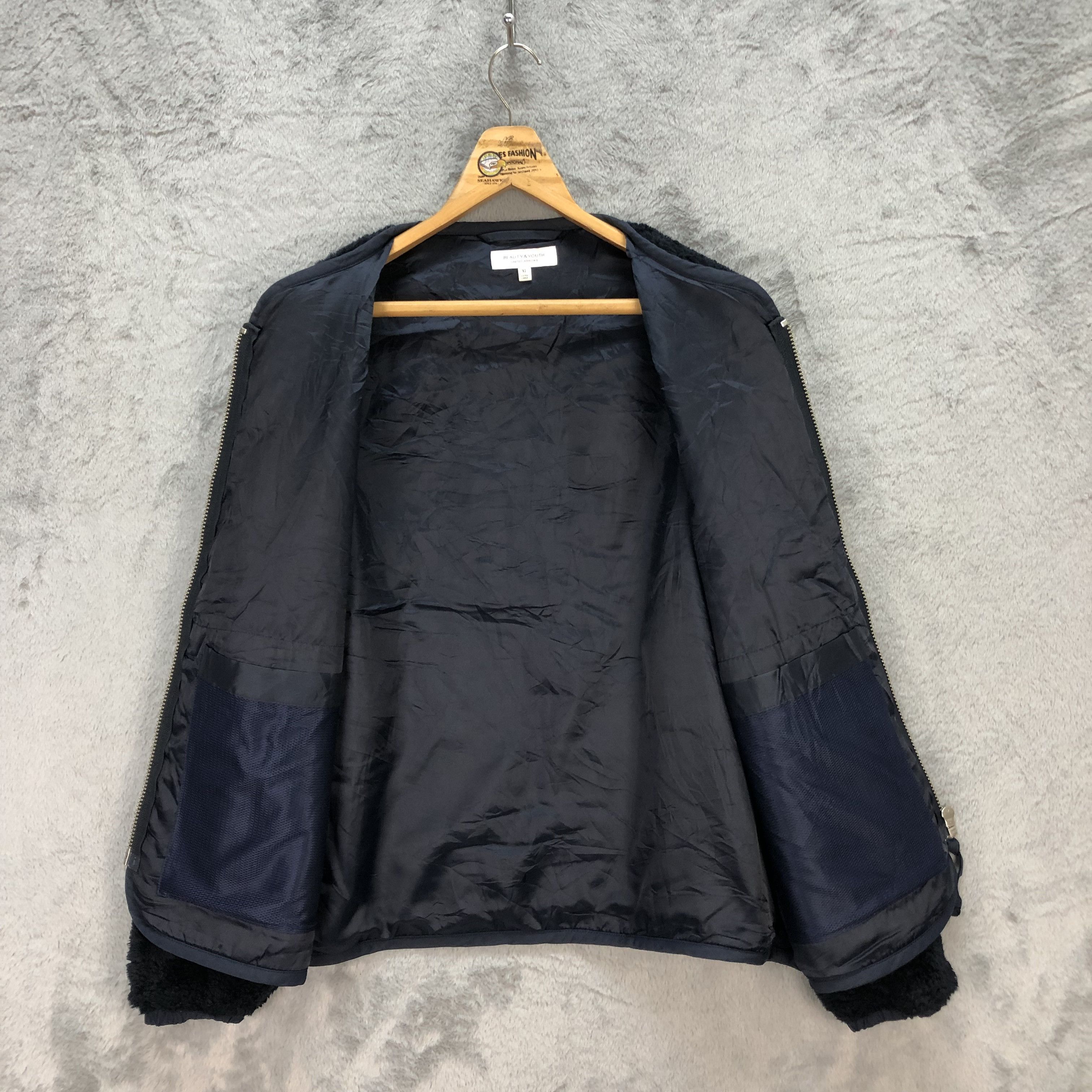BEAUTY&YOUTH BEAUTY & YOUTH UNITED ARROWS FLEECE JACKET #5883-212 Size US XL / EU 56 / 4 - 7 Thumbnail