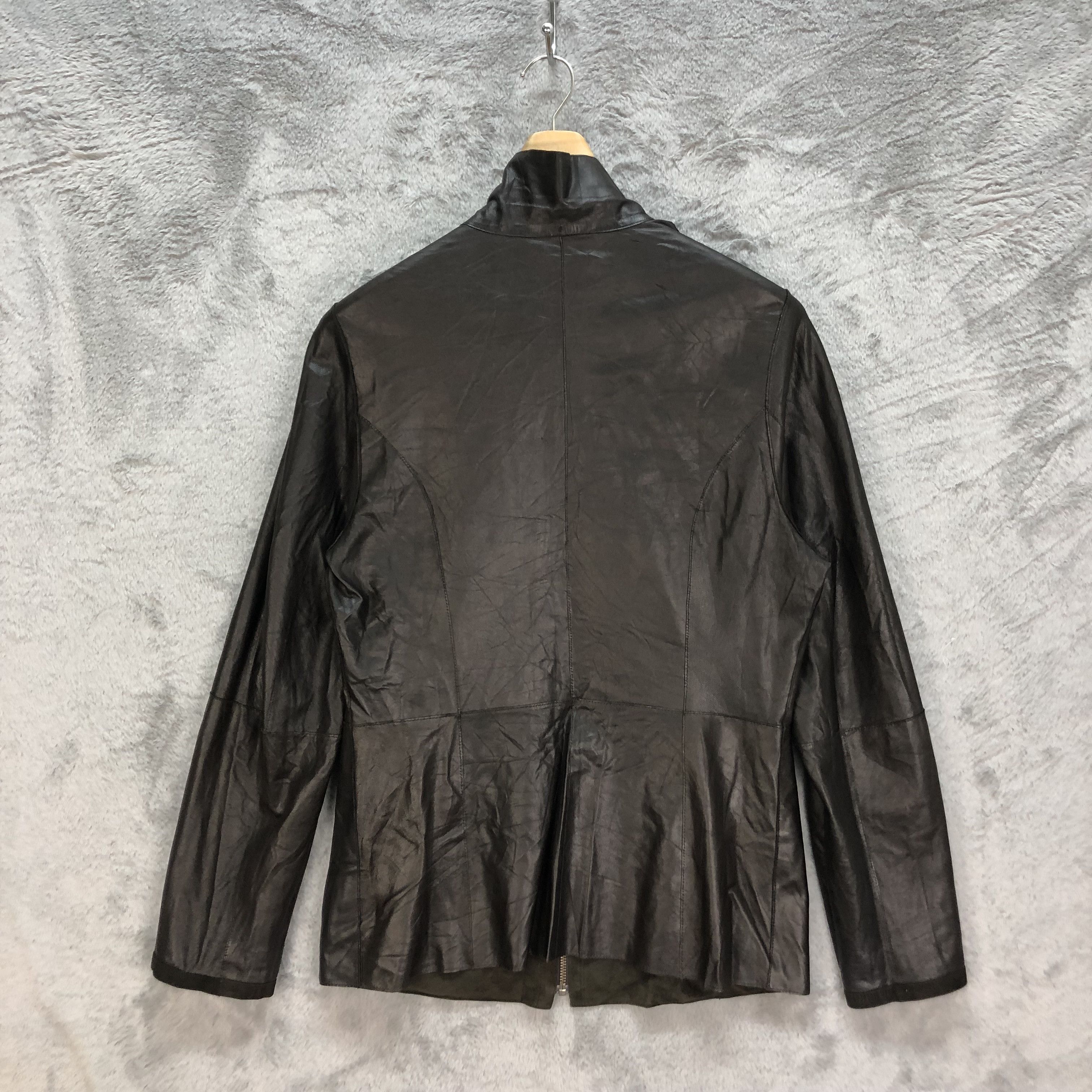 Genuine Leather REVERSIBLE SUEDE & LEATHER JACKET #6426-66 Size L / US 10 / IT 46 - 2 Thumbnail