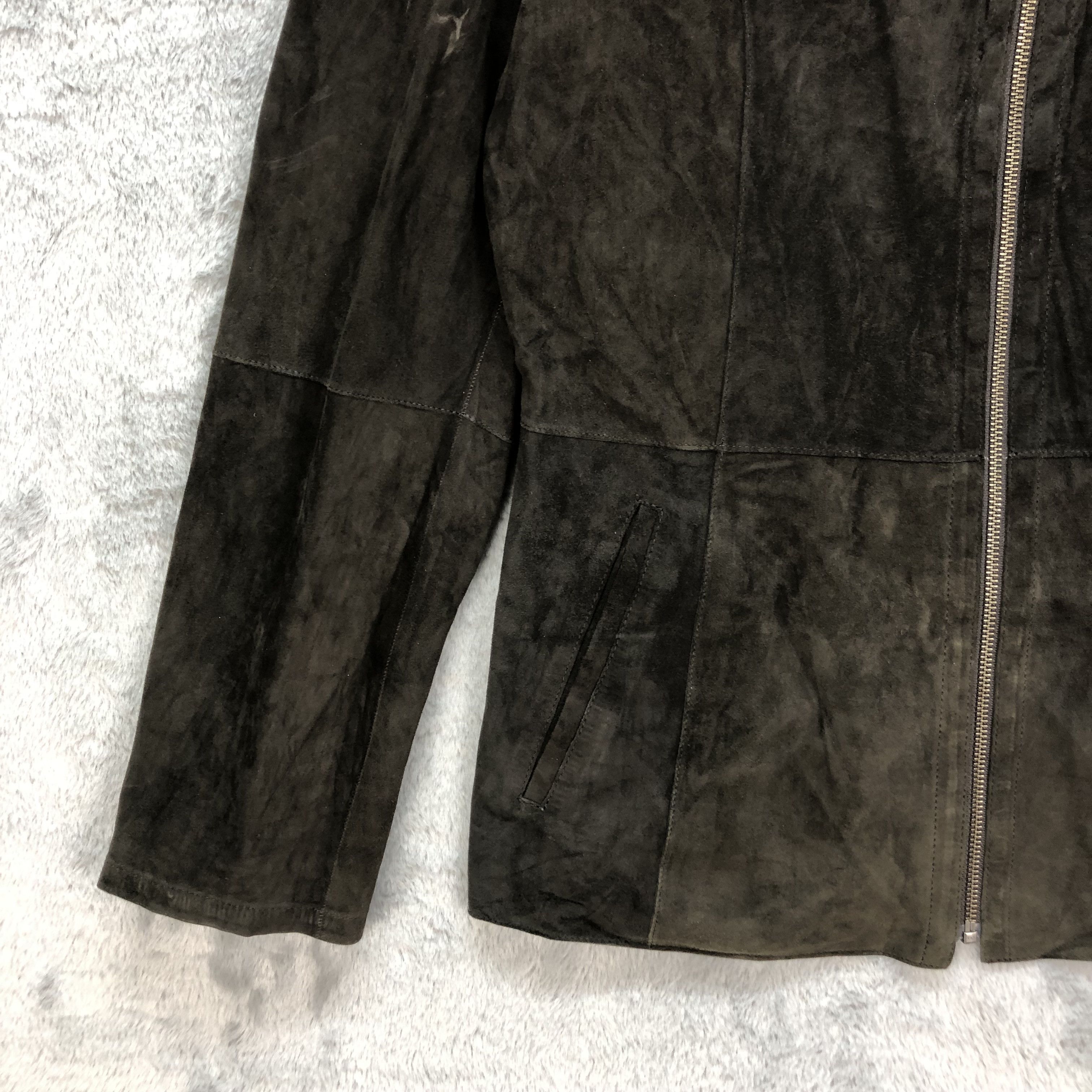 Genuine Leather REVERSIBLE SUEDE & LEATHER JACKET #6426-66 Size L / US 10 / IT 46 - 6 Thumbnail