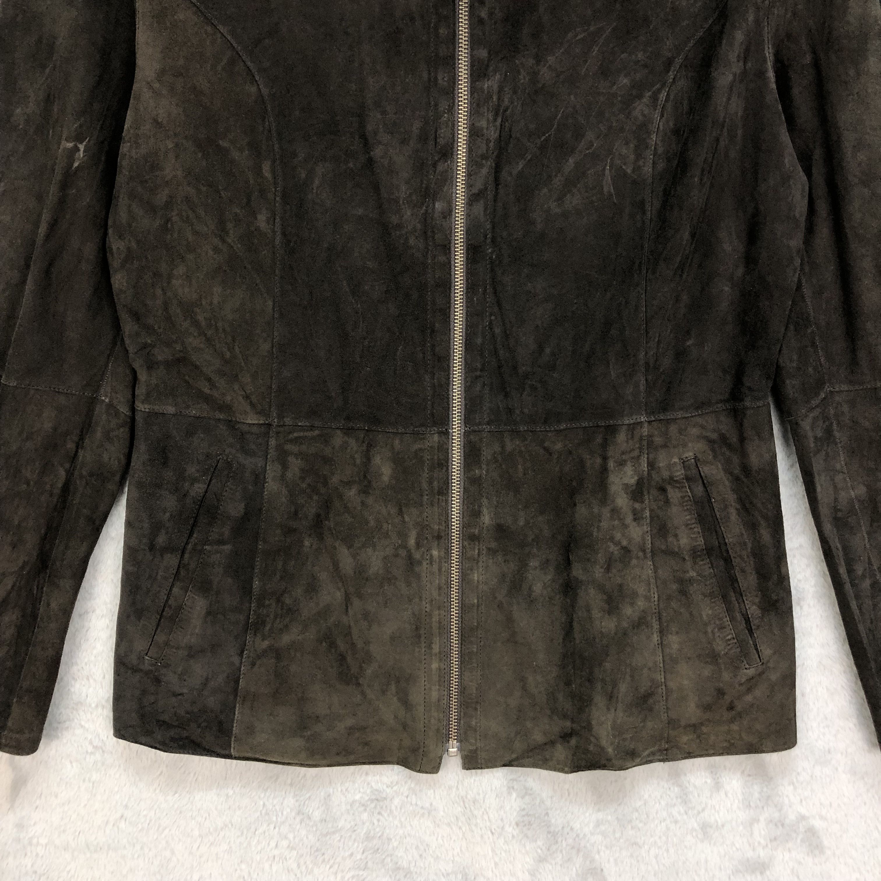 Genuine Leather REVERSIBLE SUEDE & LEATHER JACKET #6426-66 Size L / US 10 / IT 46 - 5 Thumbnail