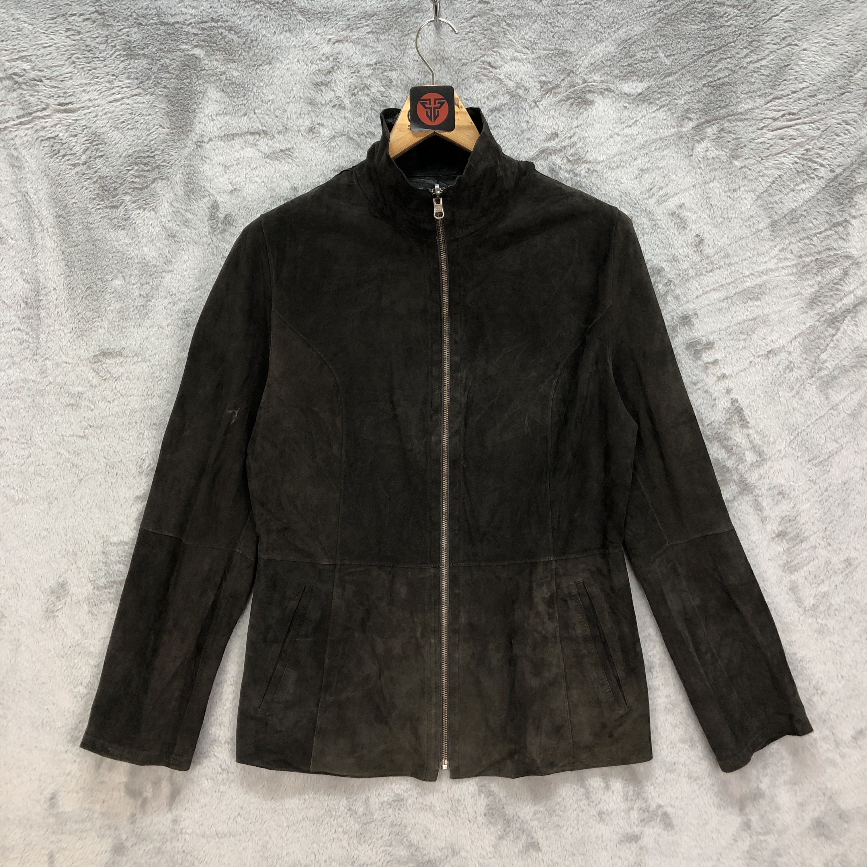 Genuine Leather REVERSIBLE SUEDE & LEATHER JACKET #6426-66 Size L / US 10 / IT 46 - 3 Thumbnail