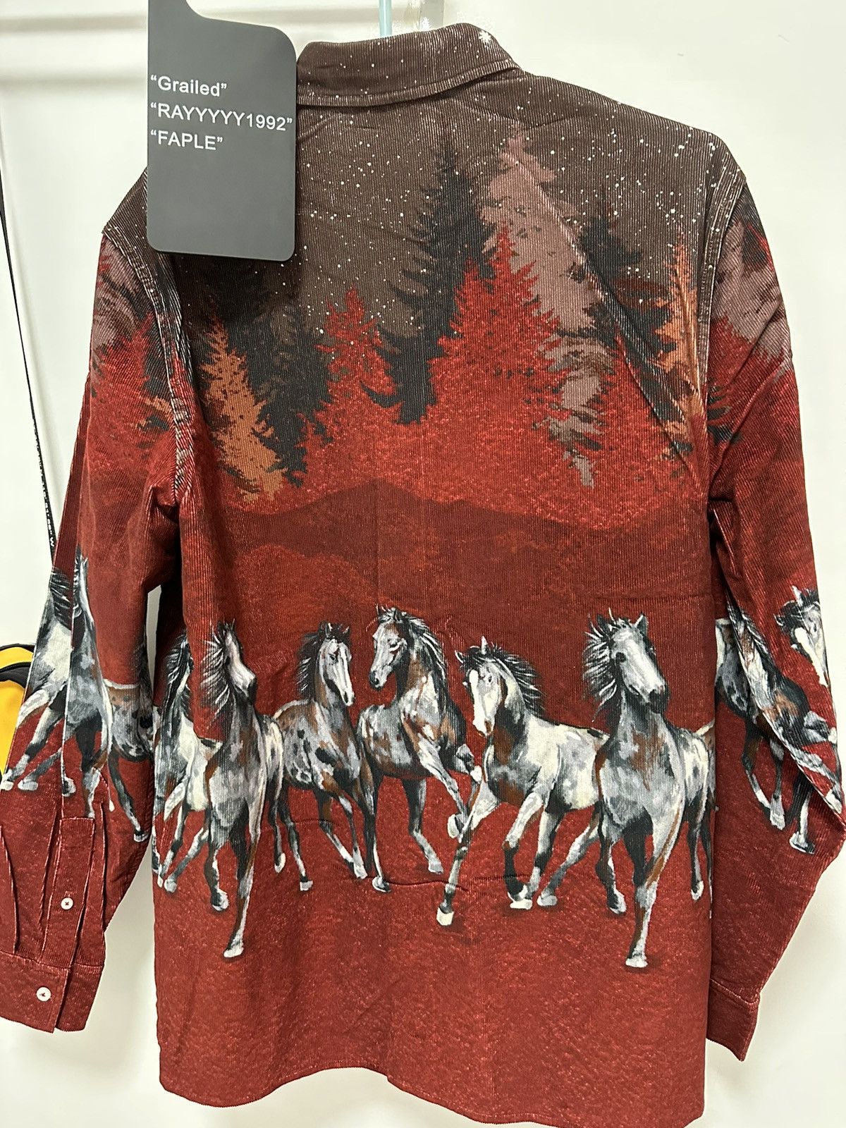 Kith Kith Printed Horses Cord Ludlow Shirt Size US L / EU 52-54 / 3 - 6 Thumbnail