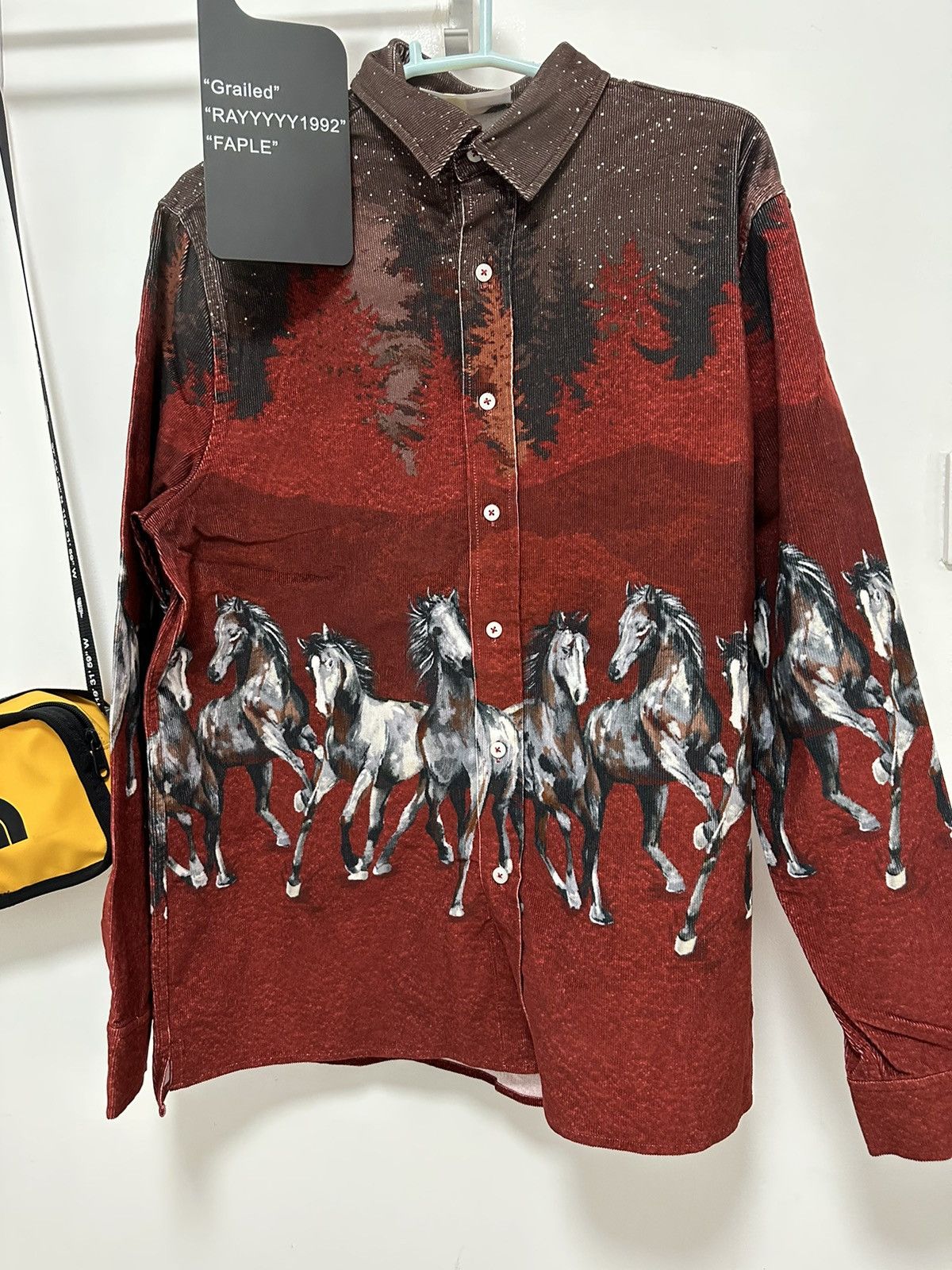 Kith Kith Printed Horses Cord Ludlow Shirt Size US L / EU 52-54 / 3 - 5 Thumbnail