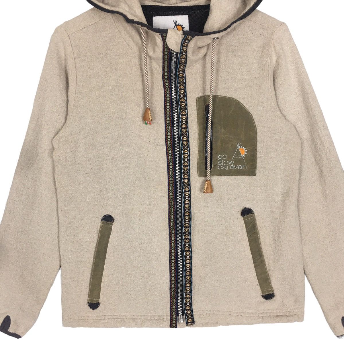 go slow caravan Vintage GoSlowCaravan Streetwear Outdoor Pullover Hodie Size M / US 6-8 / IT 42-44 - 3 Thumbnail
