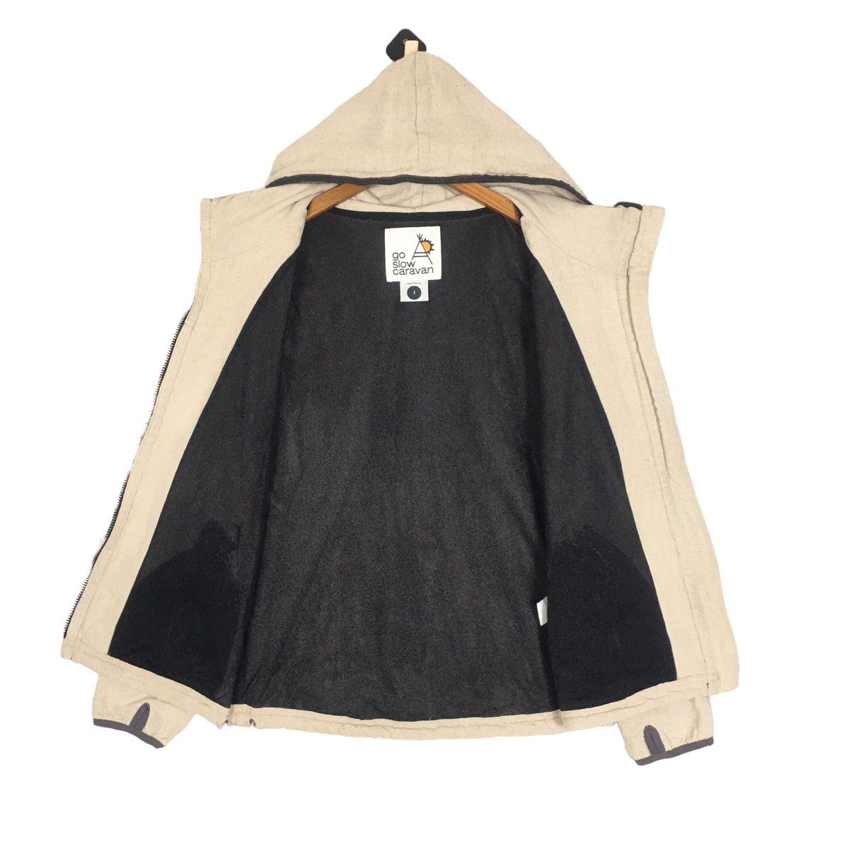 go slow caravan Vintage GoSlowCaravan Streetwear Outdoor Pullover Hodie Size M / US 6-8 / IT 42-44 - 4 Thumbnail