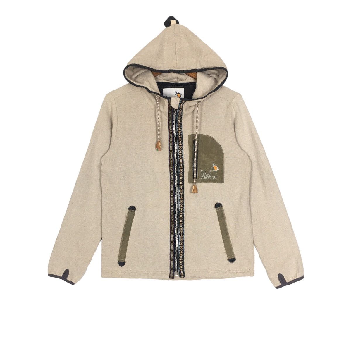 go slow caravan Vintage GoSlowCaravan Streetwear Outdoor Pullover Hodie Size M / US 6-8 / IT 42-44 - 1 Thumbnail