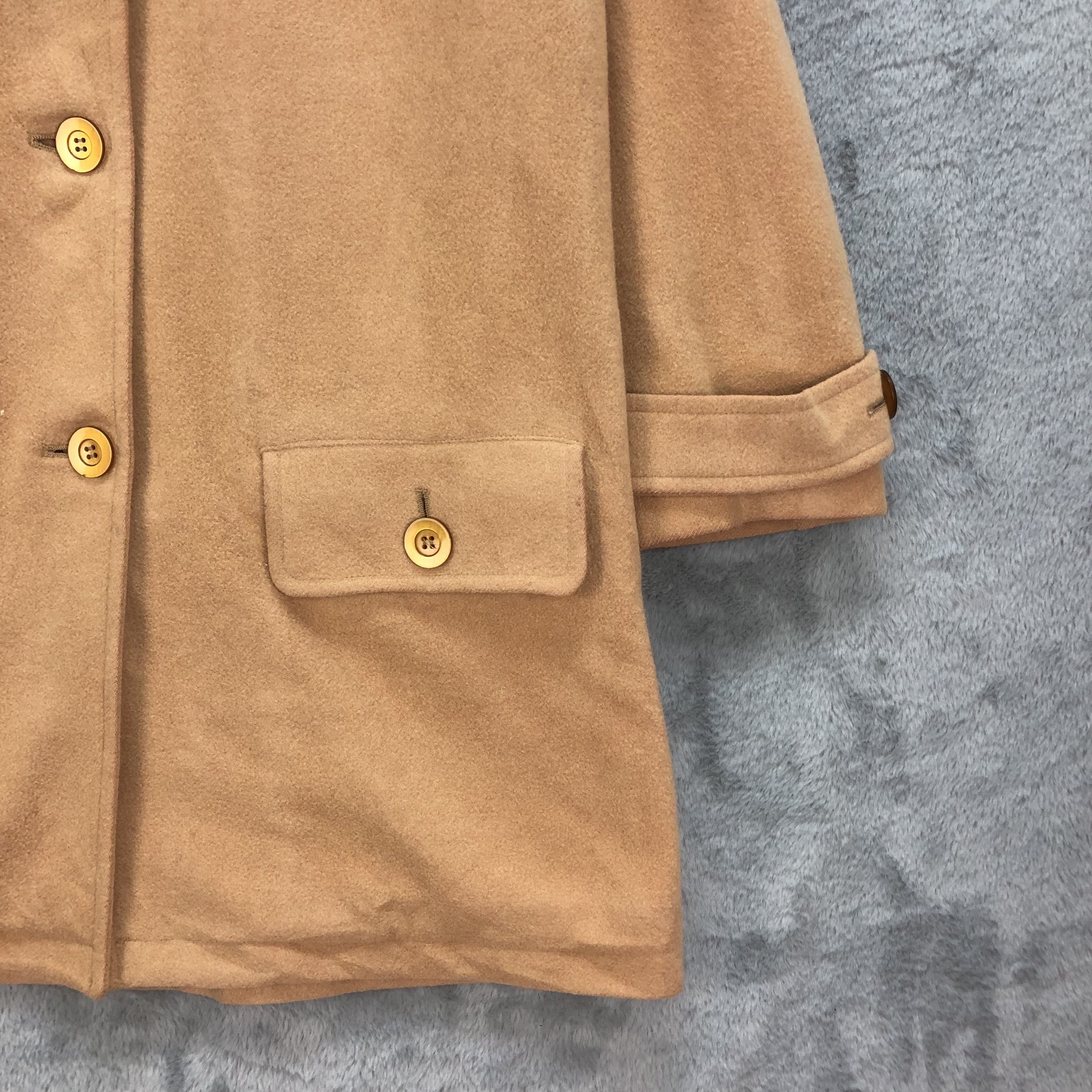 DKNY DKNY JEANS WOOL LONG COAT / OVERCOAT #5501-193 Size M / US 6-8 / IT 42-44 - 5 Thumbnail