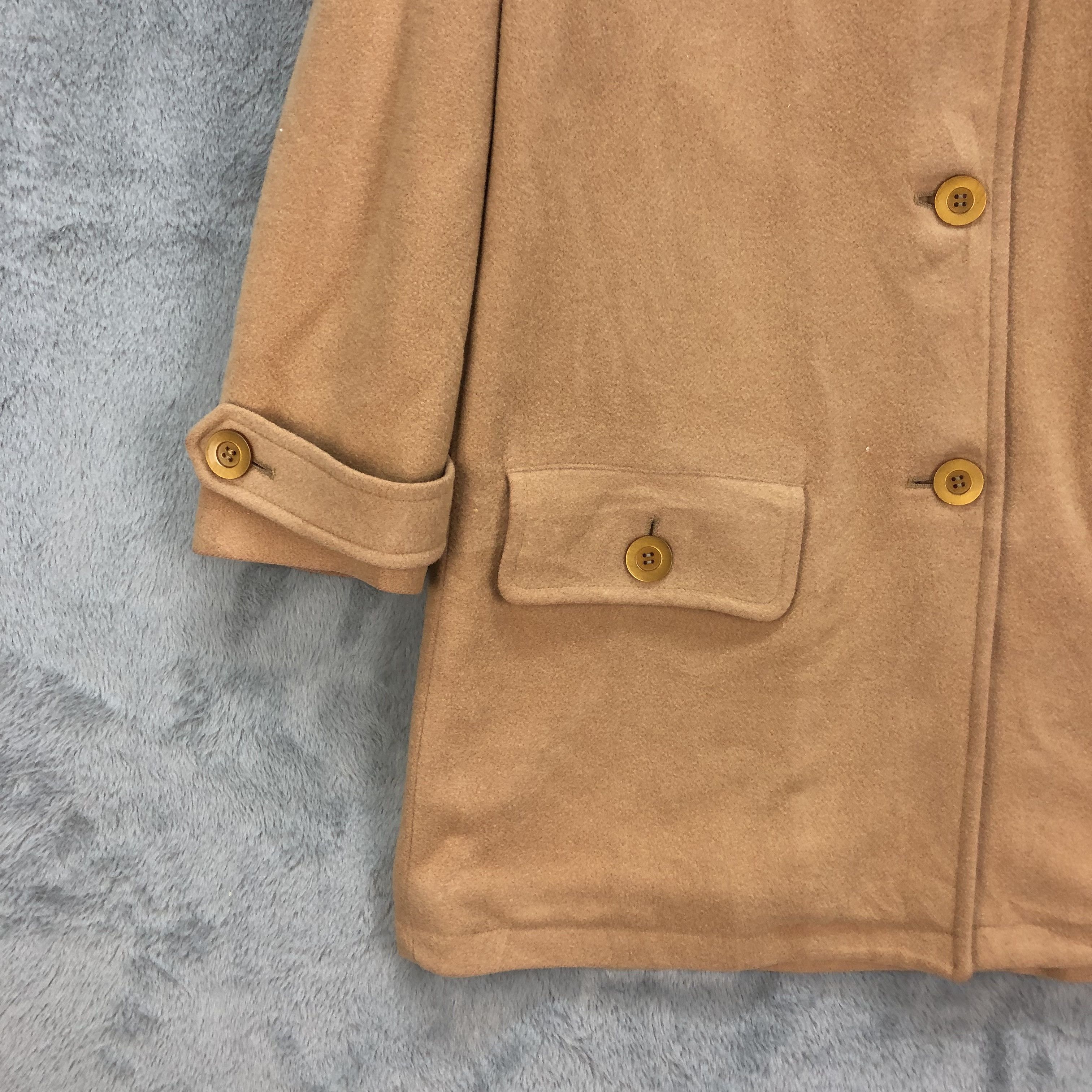 DKNY DKNY JEANS WOOL LONG COAT / OVERCOAT #5501-193 Size M / US 6-8 / IT 42-44 - 4 Thumbnail