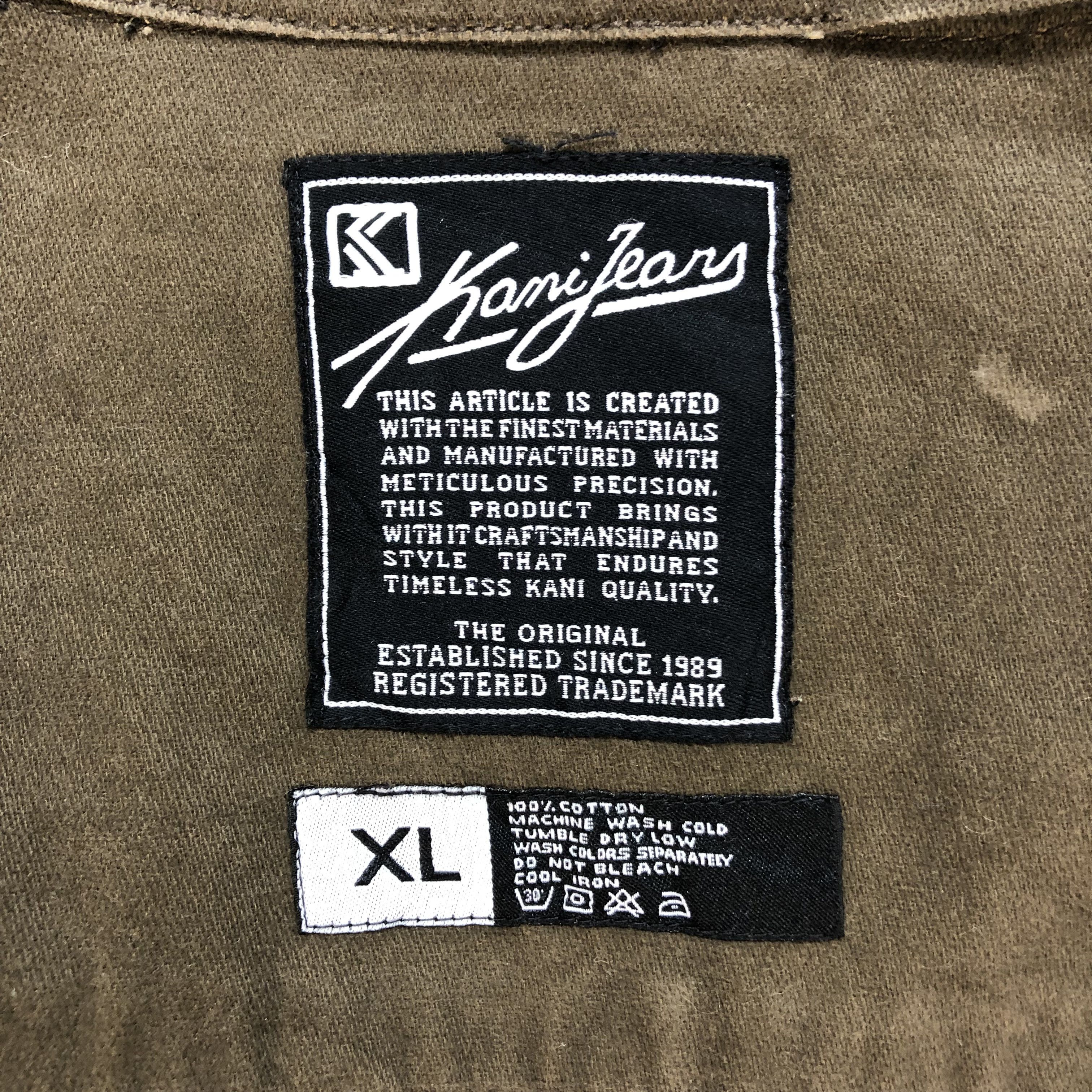 Karl Kani VINTAGE KANI JEANS CHORE JACKET #6404-65 Size US XL / EU 56 / 4 - 12 Thumbnail