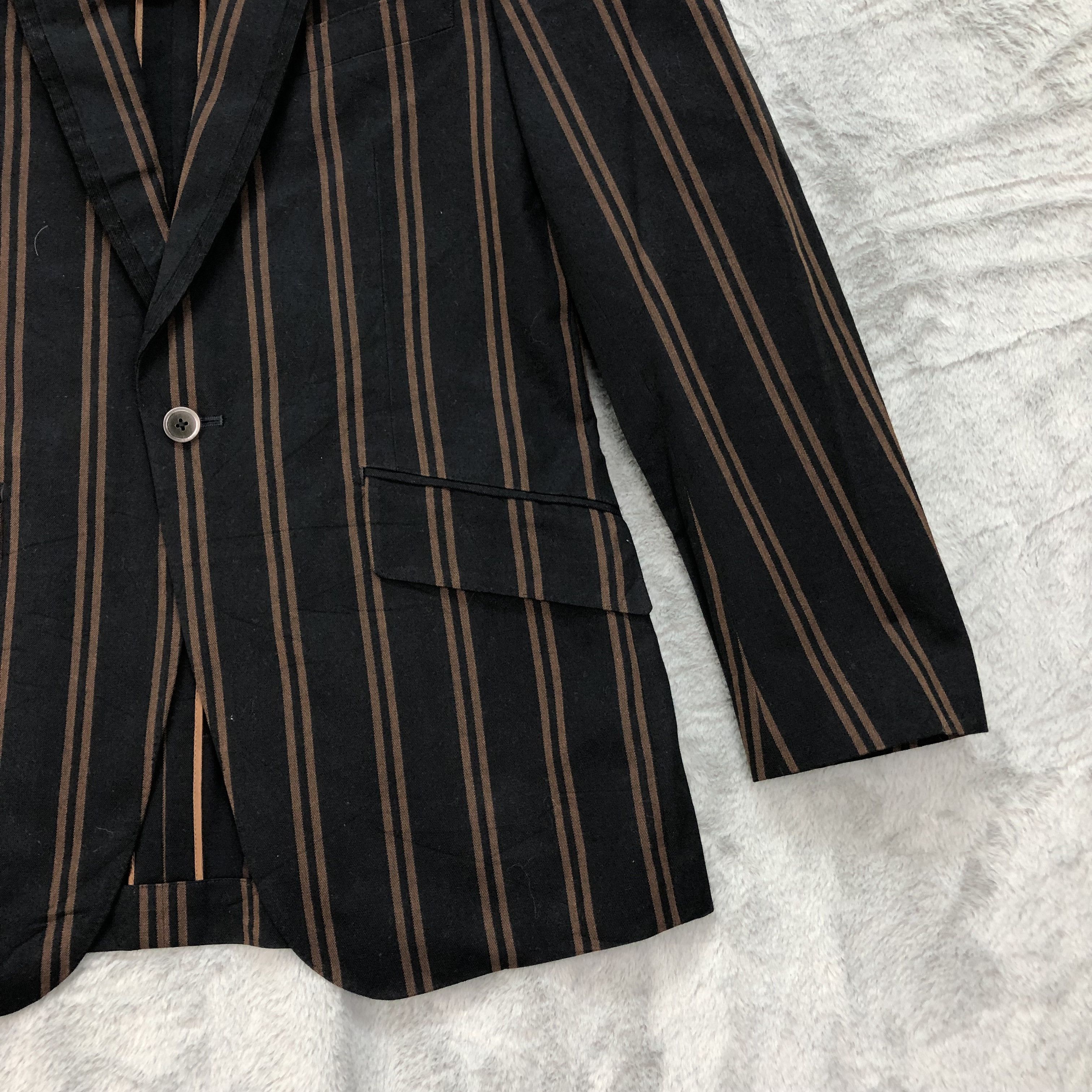 Kent & Curwen Kent & Curwen England Striped Suit Jacket / Blazer #4638-161 Size US L / EU 52-54 / 3 - 5 Thumbnail