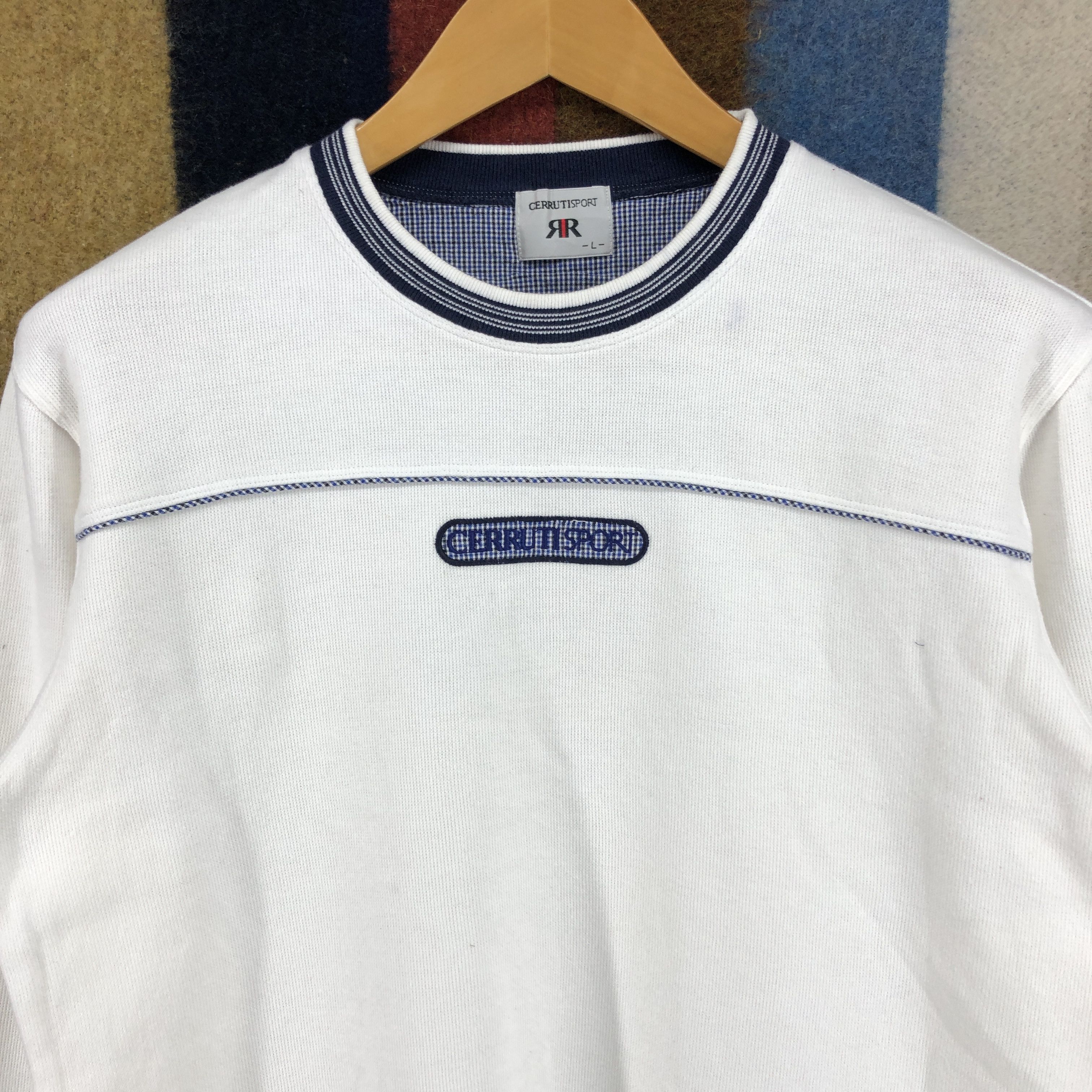 Cerruti 1881 CERRUTI SPORT JAPAN Crew Neck Sweatshirt #033-02 Size US M / EU 48-50 / 2 - 2 Thumbnail
