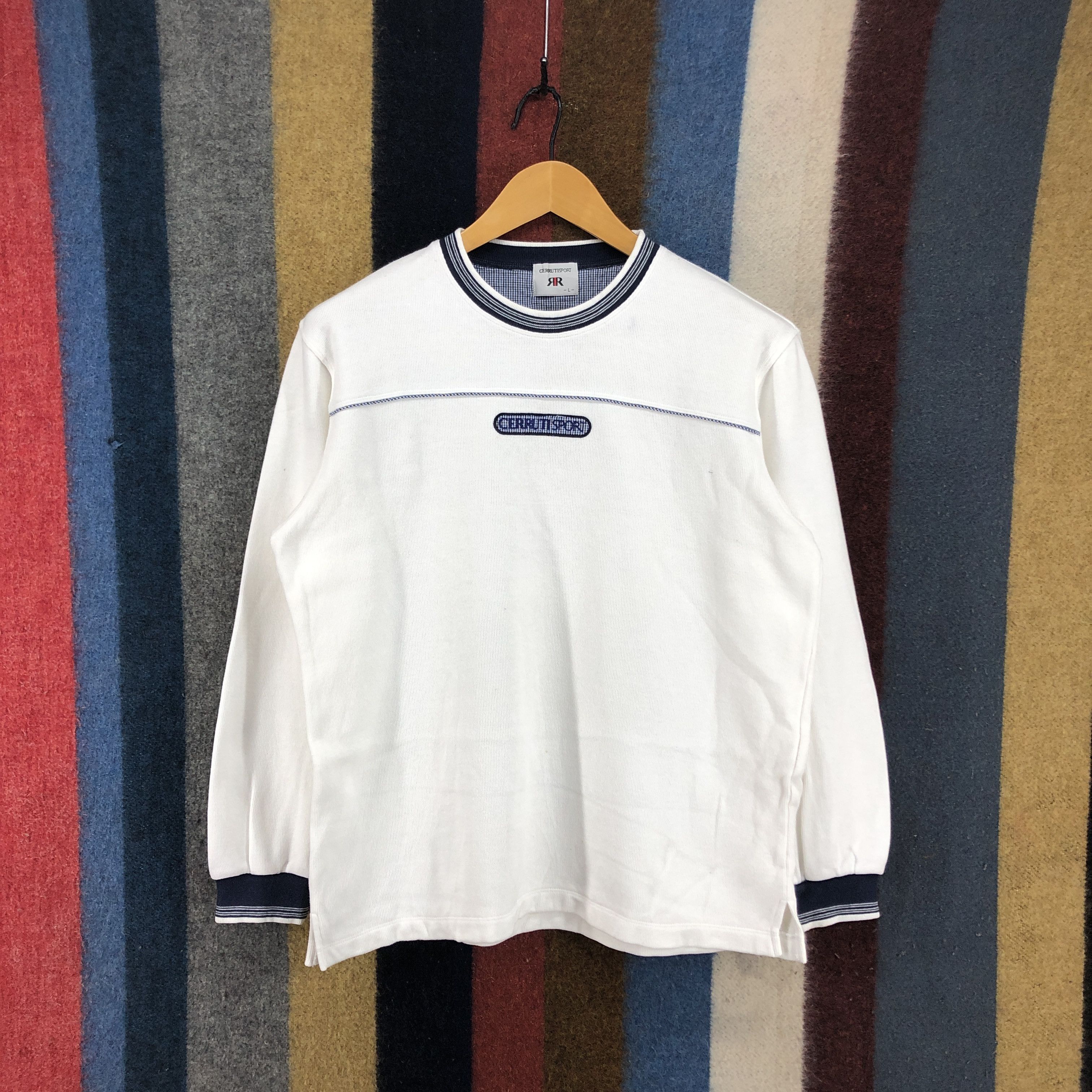 Cerruti 1881 CERRUTI SPORT JAPAN Crew Neck Sweatshirt #033-02 Size US M / EU 48-50 / 2 - 1 Thumbnail
